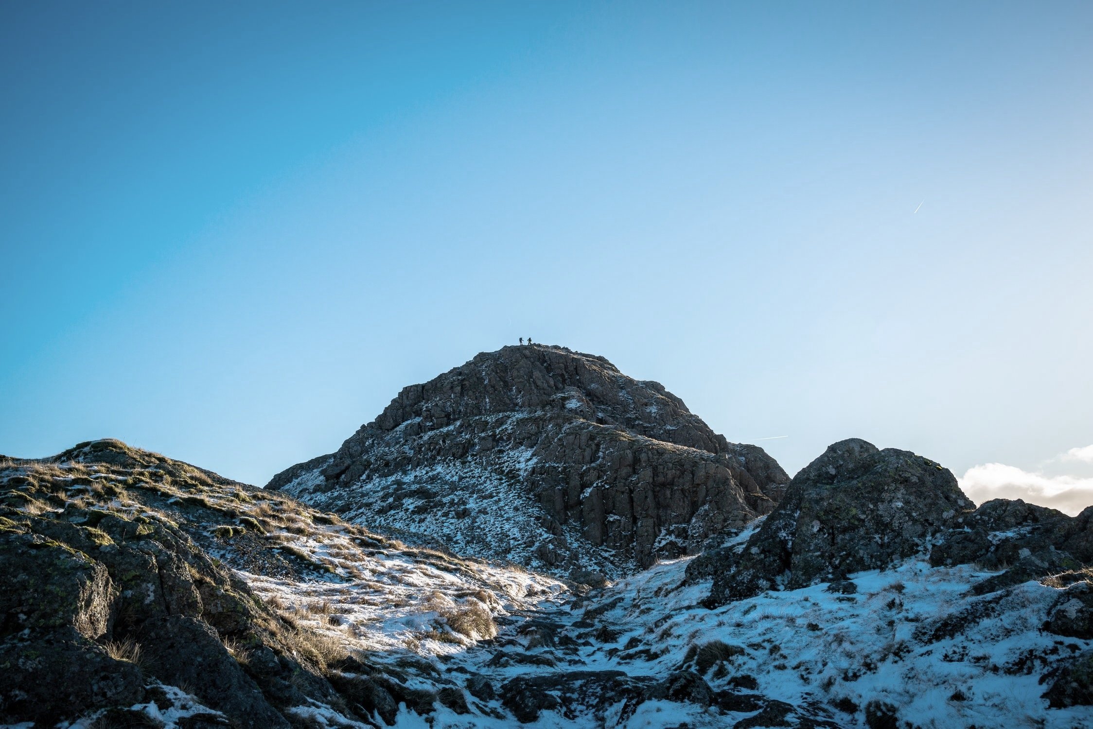 Approach from West in Late Winter | Pike o’ Stickle