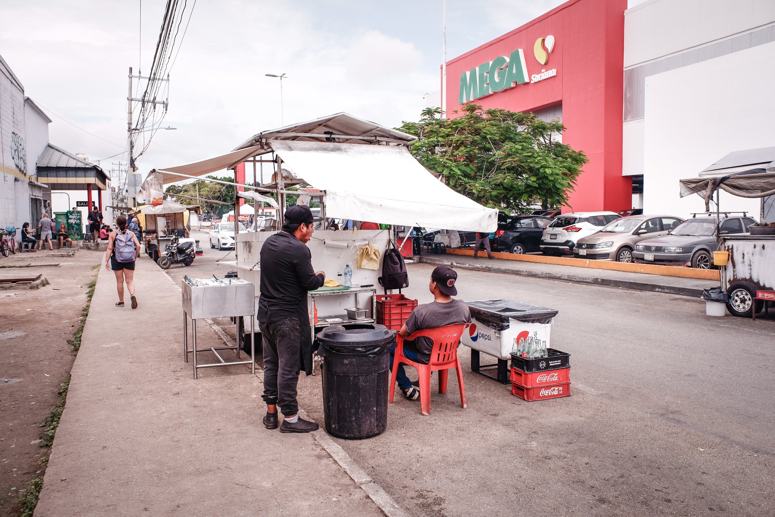 At the Mega Taco Truck | Mexico Street