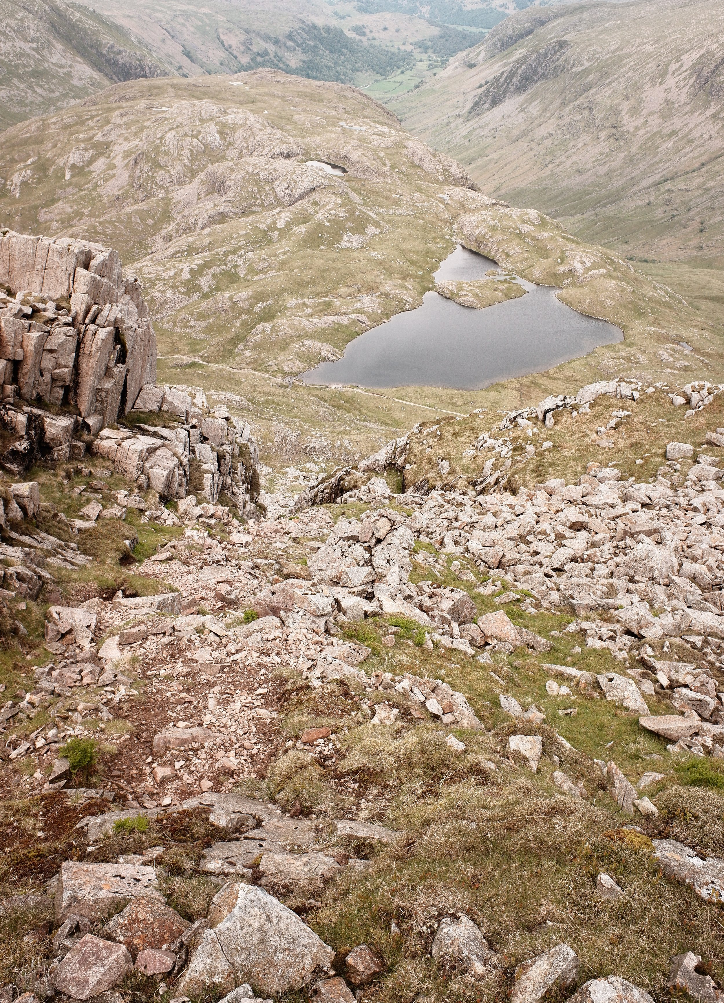 View Back to Sprinkling Tarn | Great End