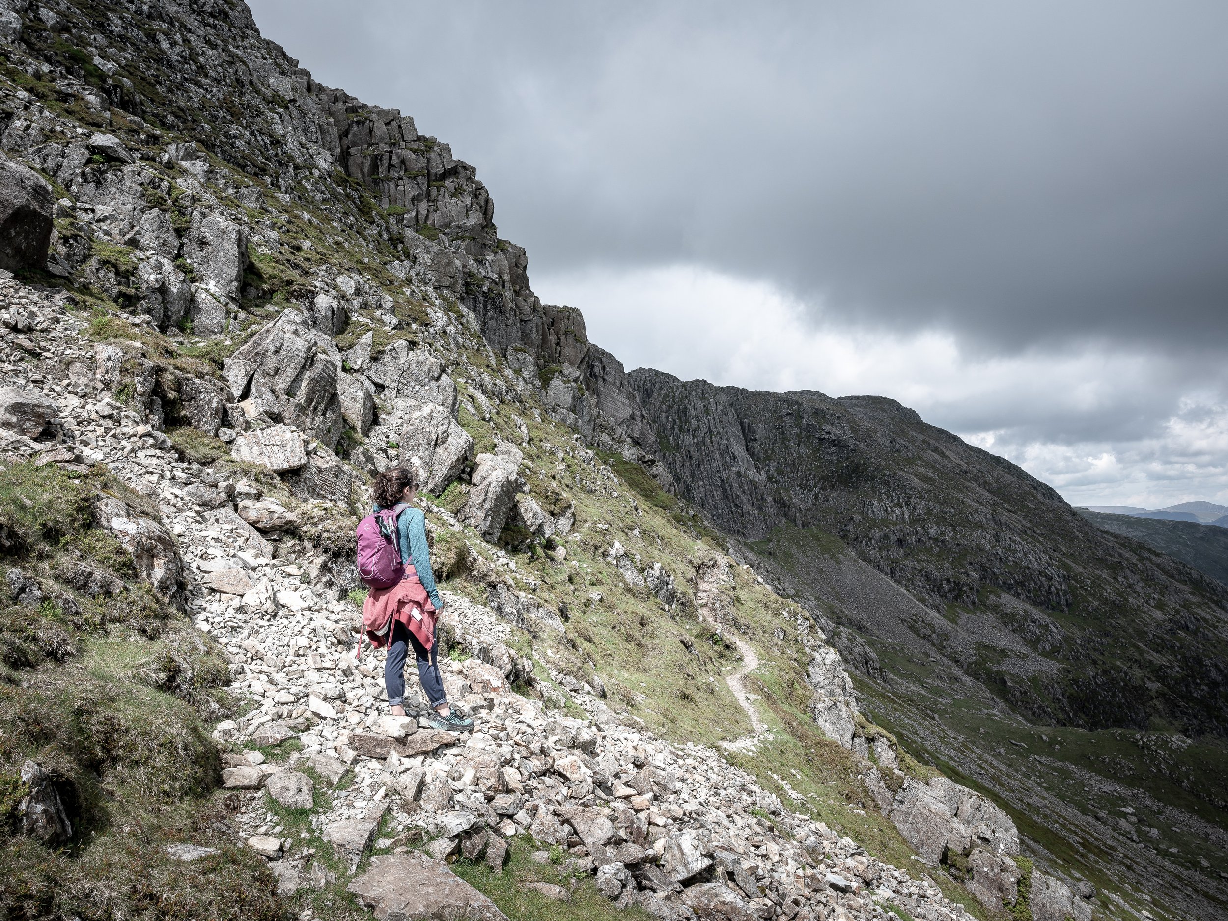 Starting the Traverse Path | Bowfell