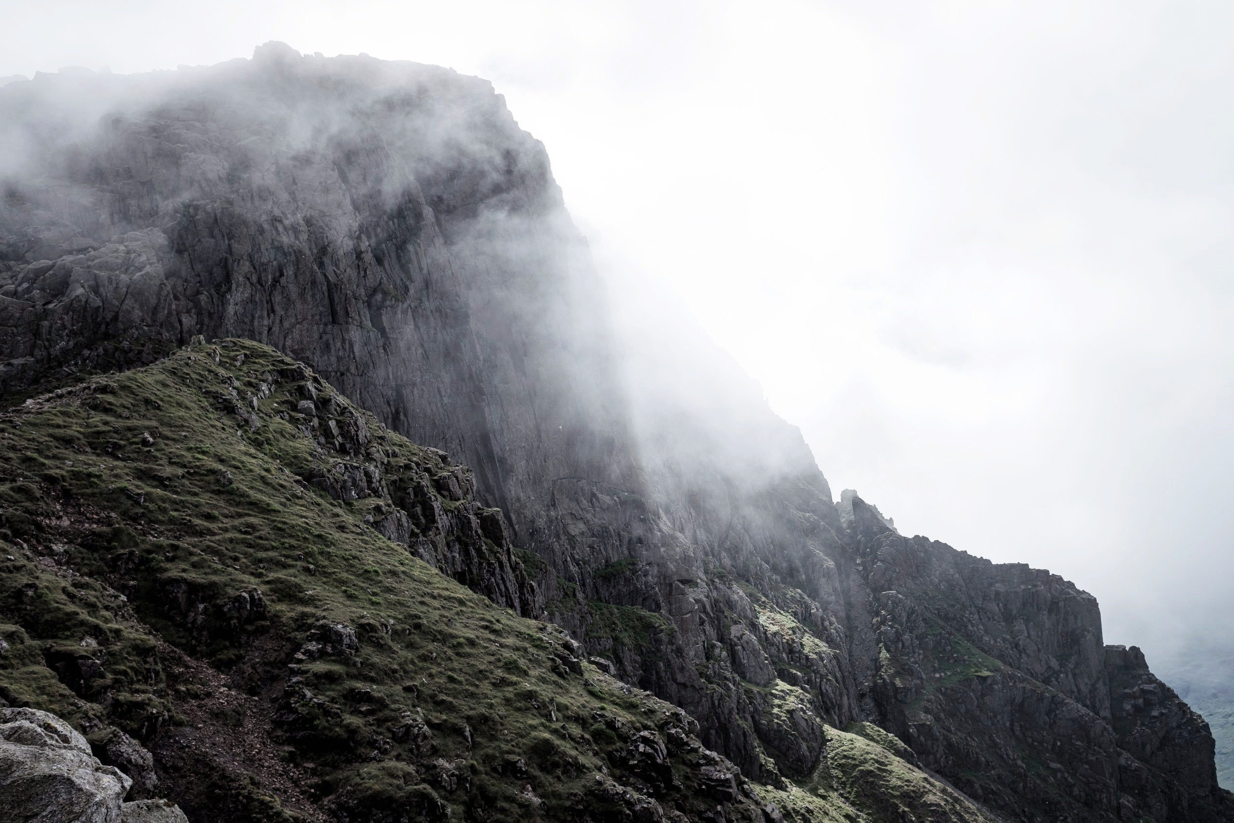 Mist on Broad Stand | Scafell