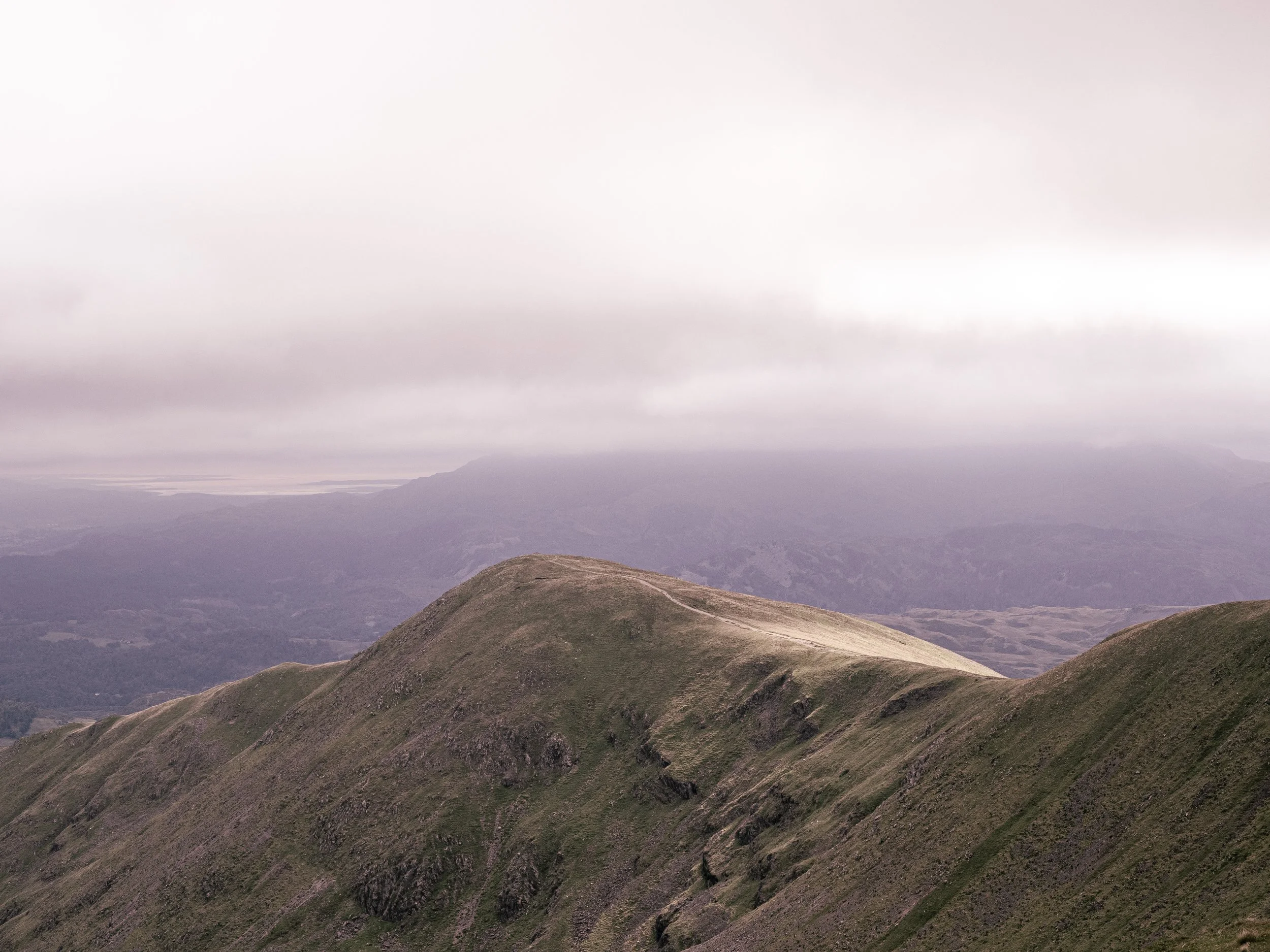 Fading Light Dusk Light in Autumn | Great Rigg