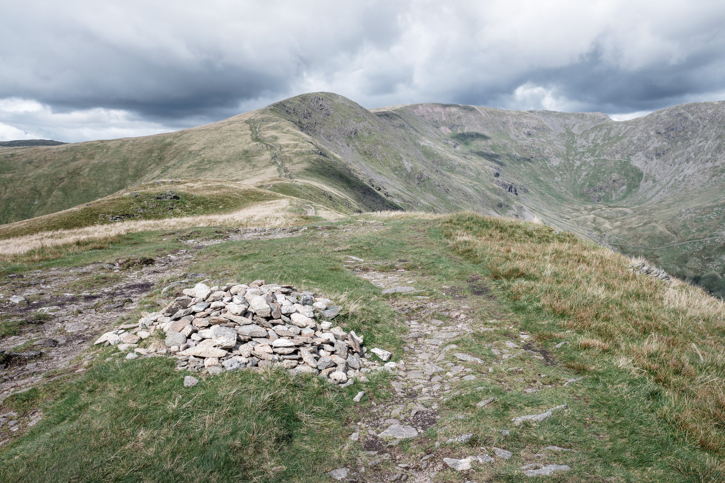 Stone Marker on Approach | Great Rigg