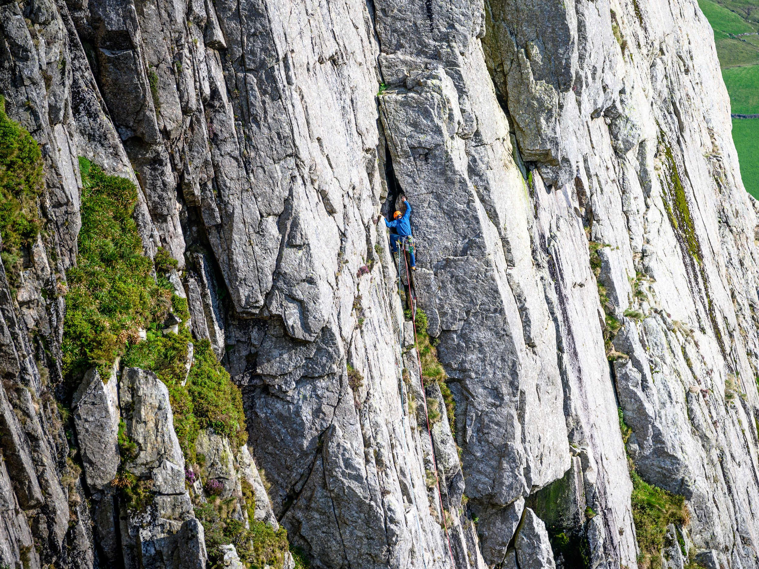 Almost at the Belay Ledge | Loft Crag
