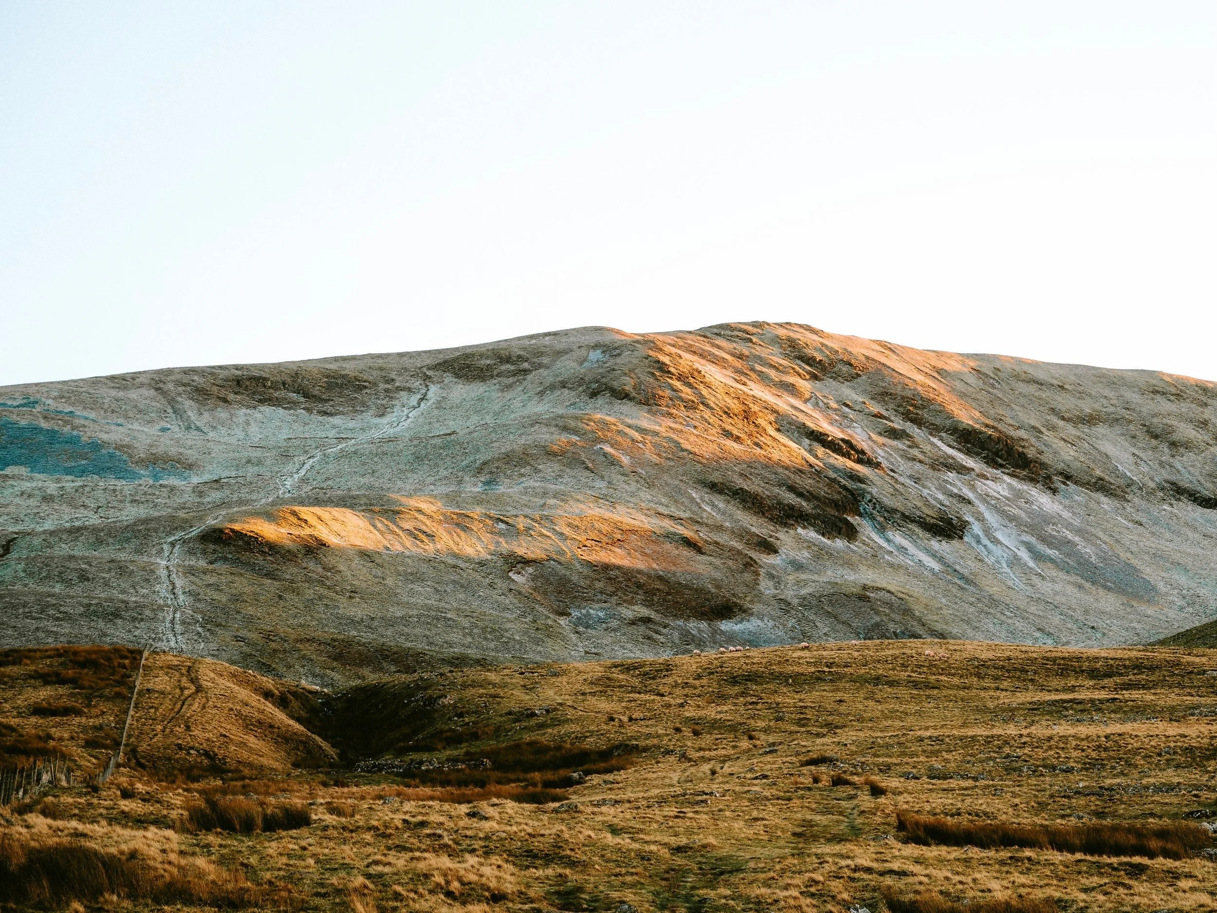 Winter Light on the North Face | Clough Head