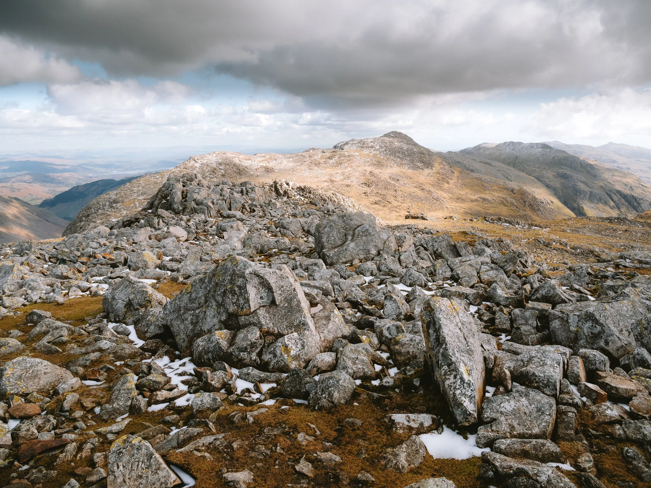 Autumn View from Esk Pike | Bowfell