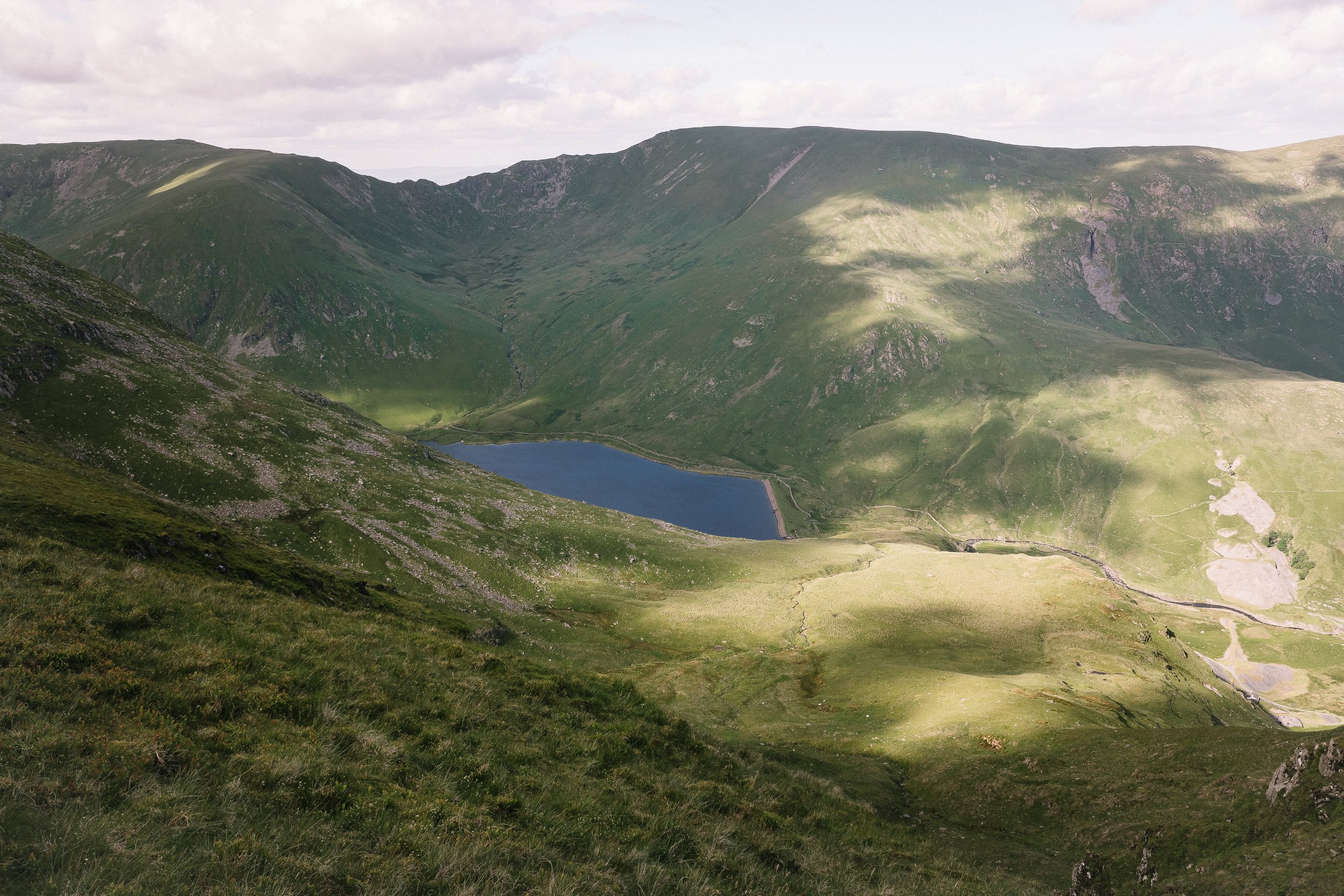 View Above Kentmere Reservoir | Ill Bell