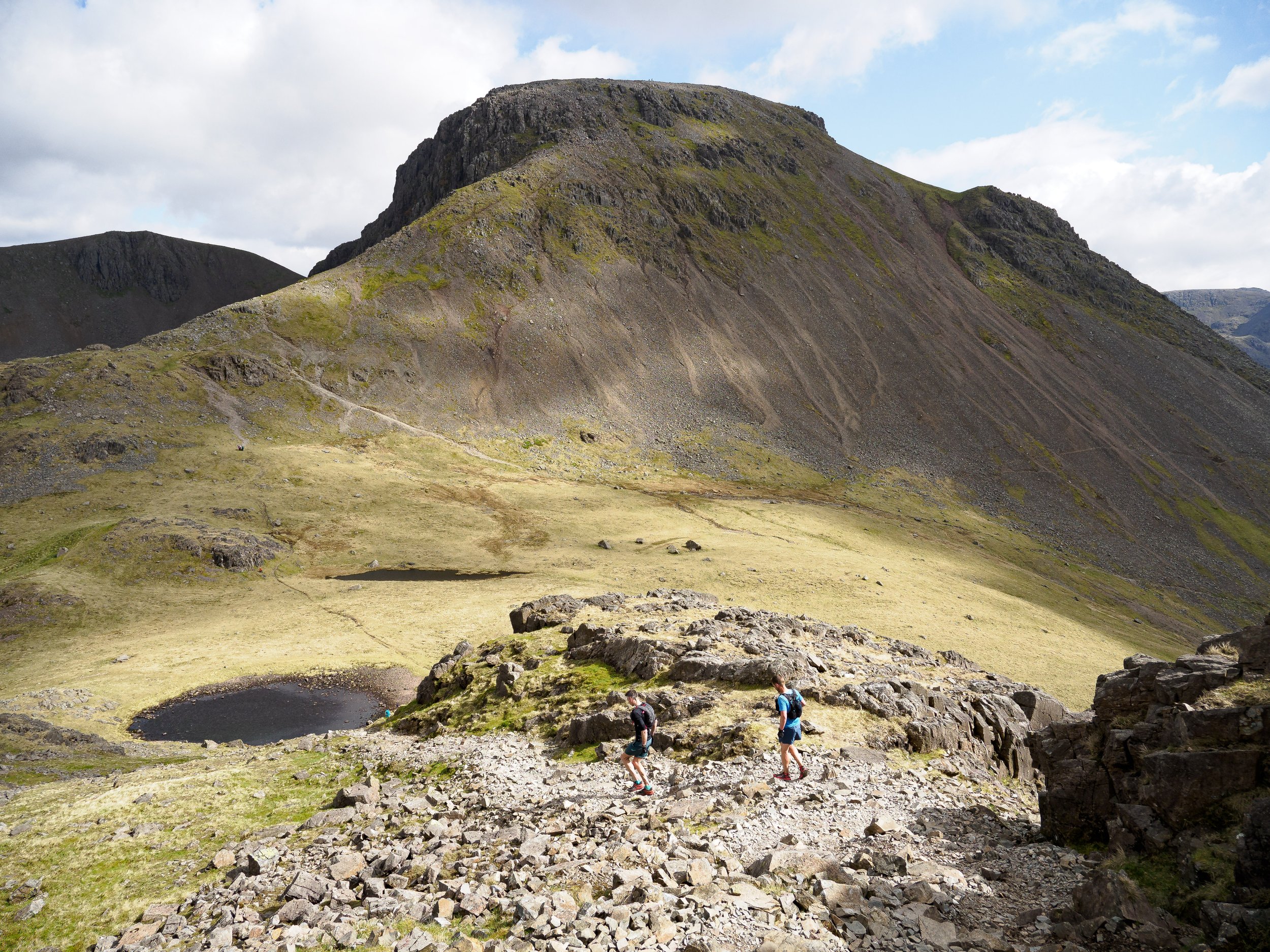 Fell Runners on the Approach | Great Gable
