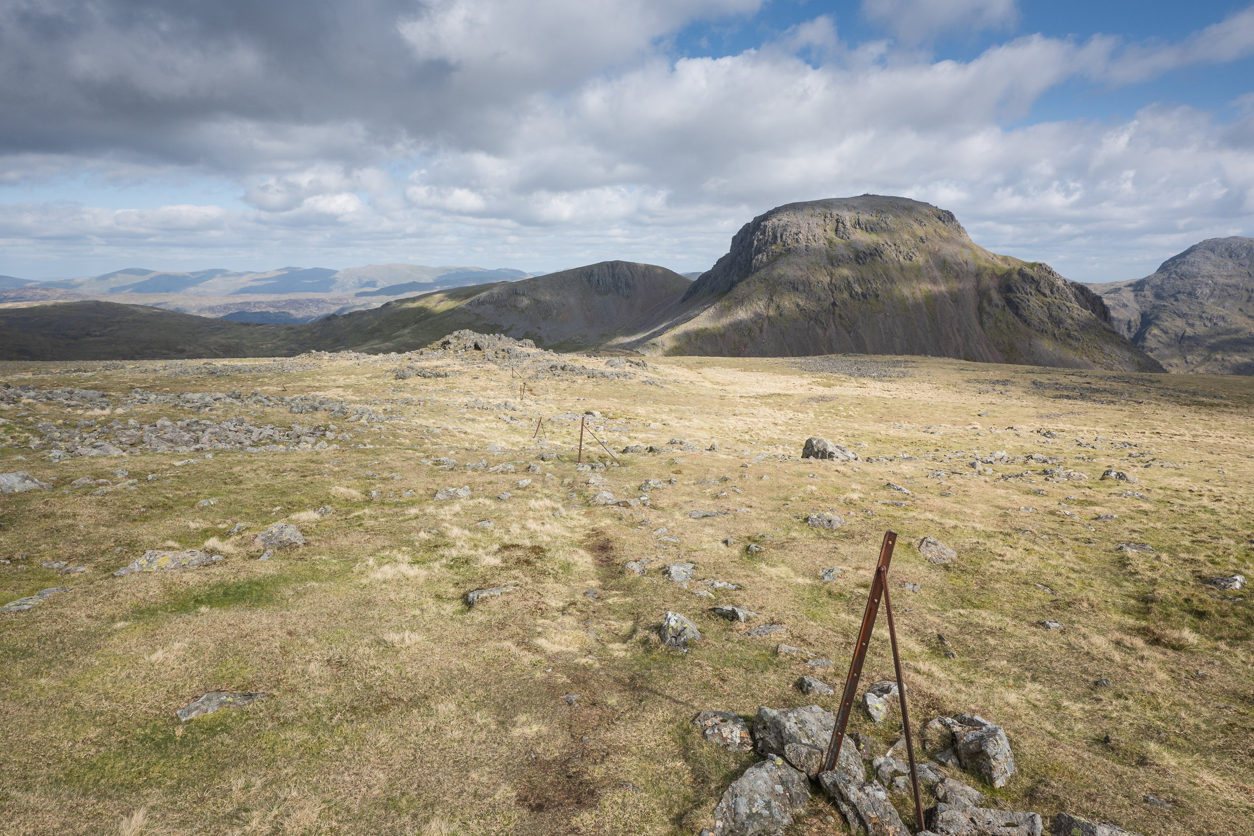 Great Gable from Summit Path | Kirk Fell