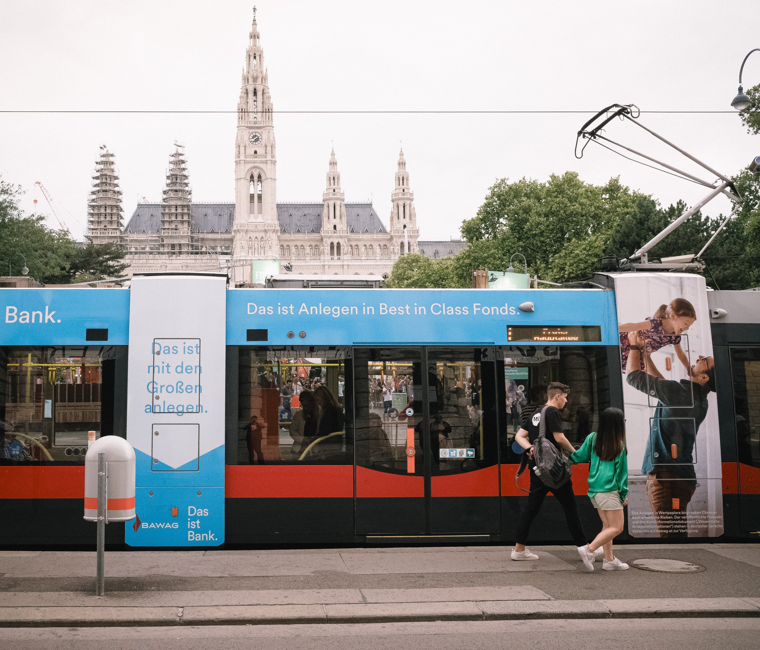 Tram Stop in August | Vienna