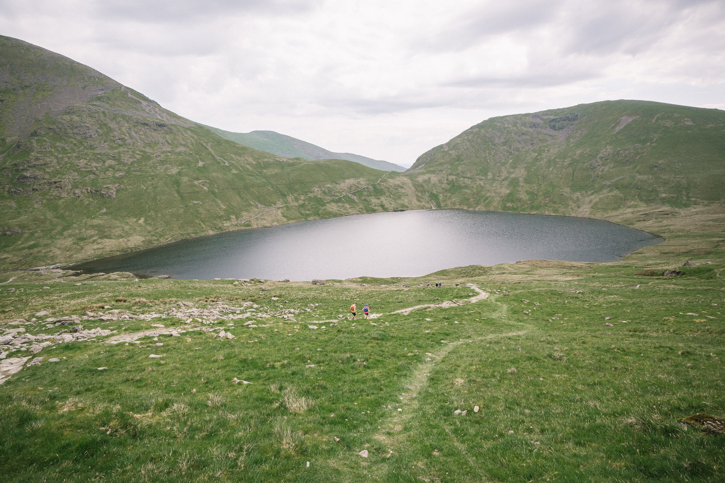 View Down to Grisedale Tarn | Dollywagon Pike