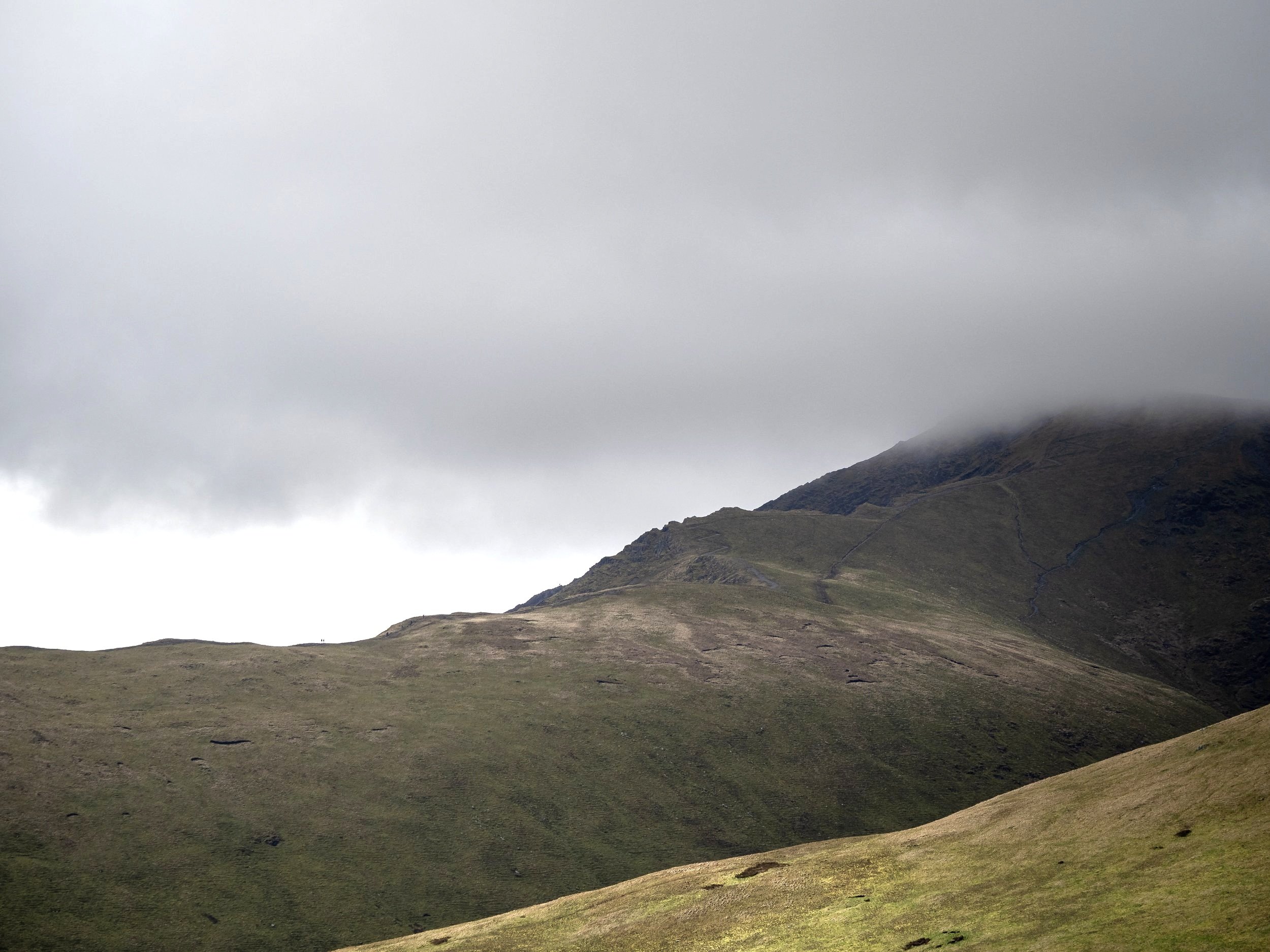 Low Cloud over the Scales Path | Blencathra