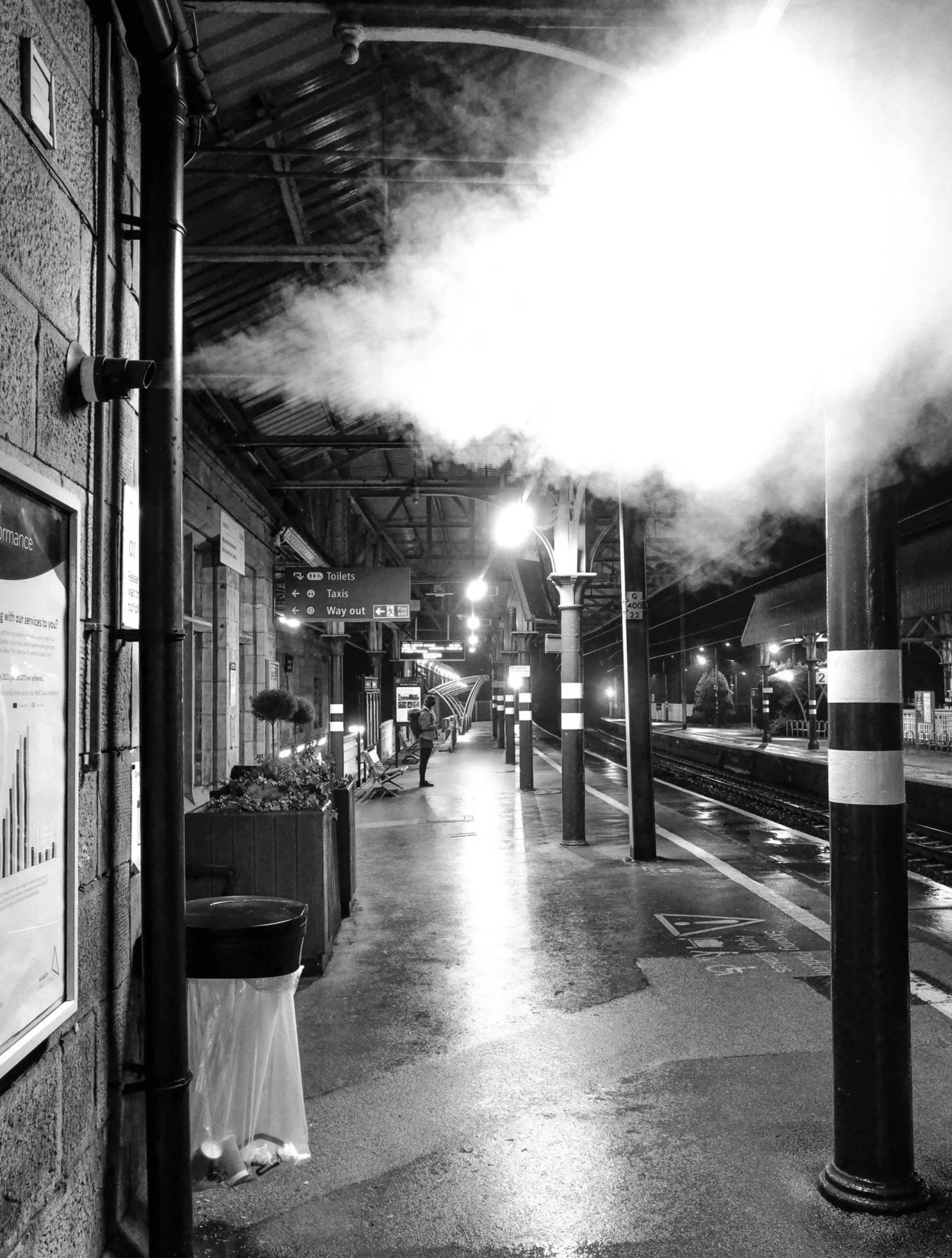   Kendal Station at Night  | Street 