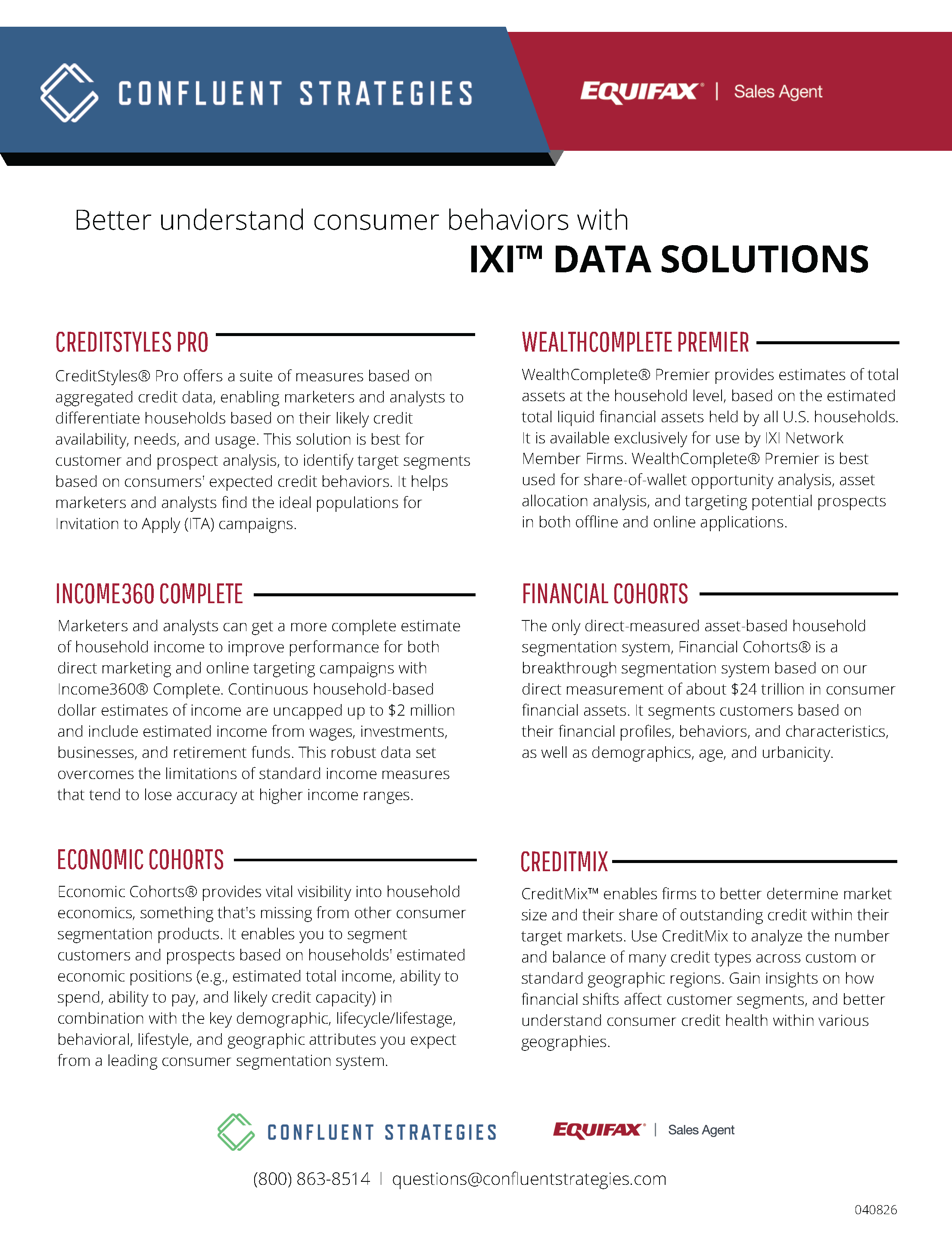 IXI Solutions flyer