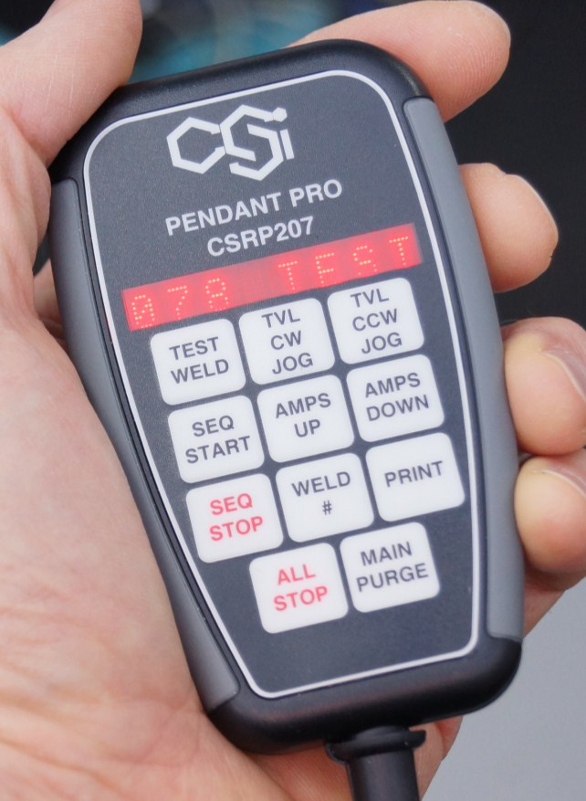 Hand use of CSIE Remote Mini Pendant