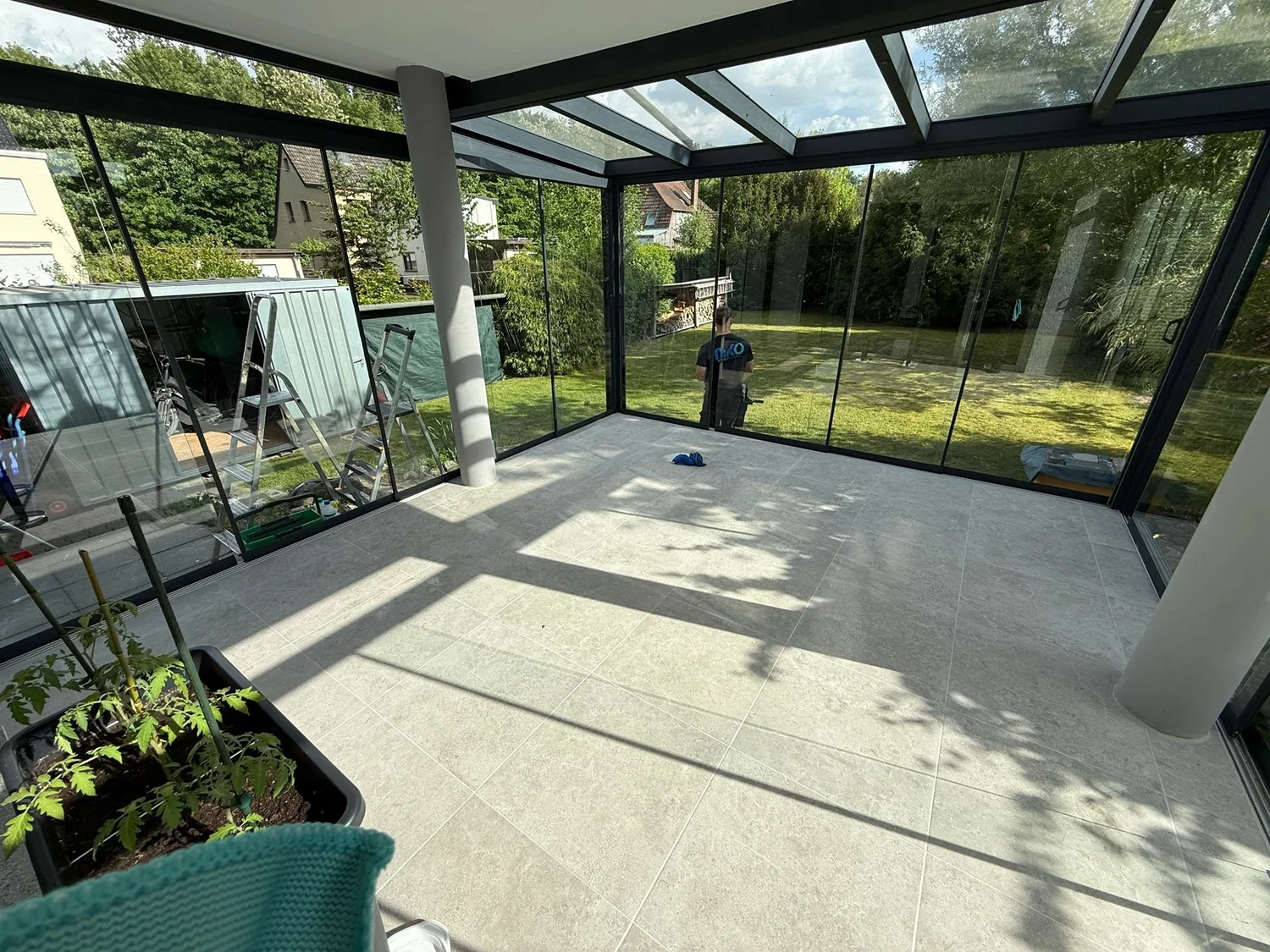 Reinigung von Wintergärten und Carports
