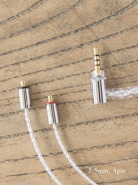 Final Audio Design C106 MMCX Silver-Coated Cable — Earphone