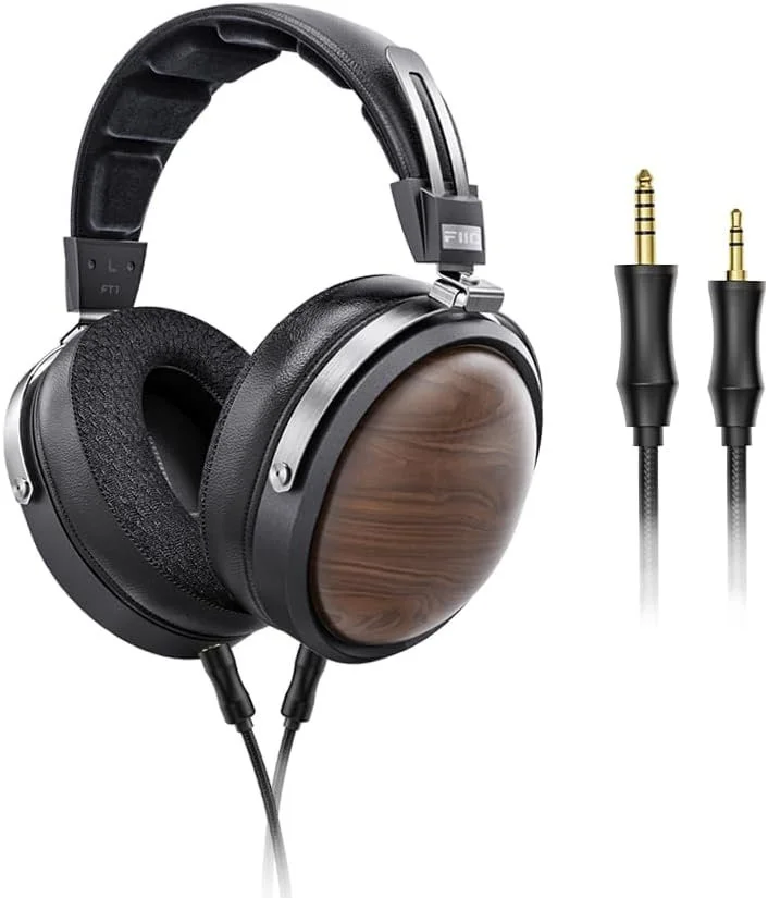【美品】FIIO FT1 Black FiiO（フィーオ） FIIO FT1 Black ヘッドホン 有線 密閉型 ウッド