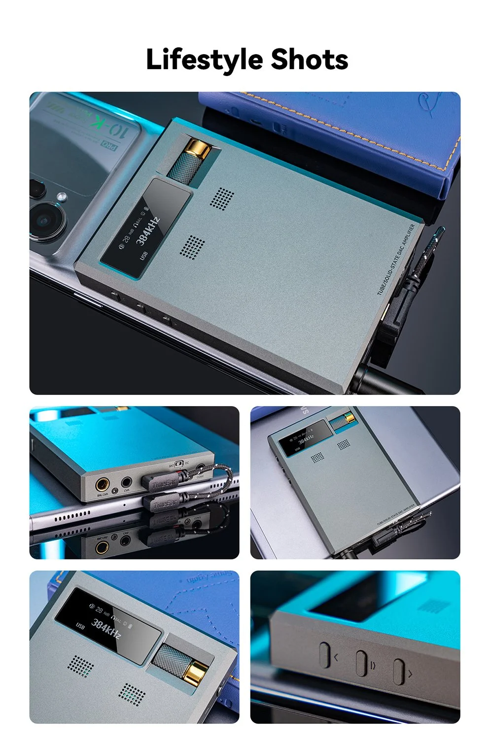 Cayin RU9 Portable Nutube USB DAC / Headphone Amp Dongle