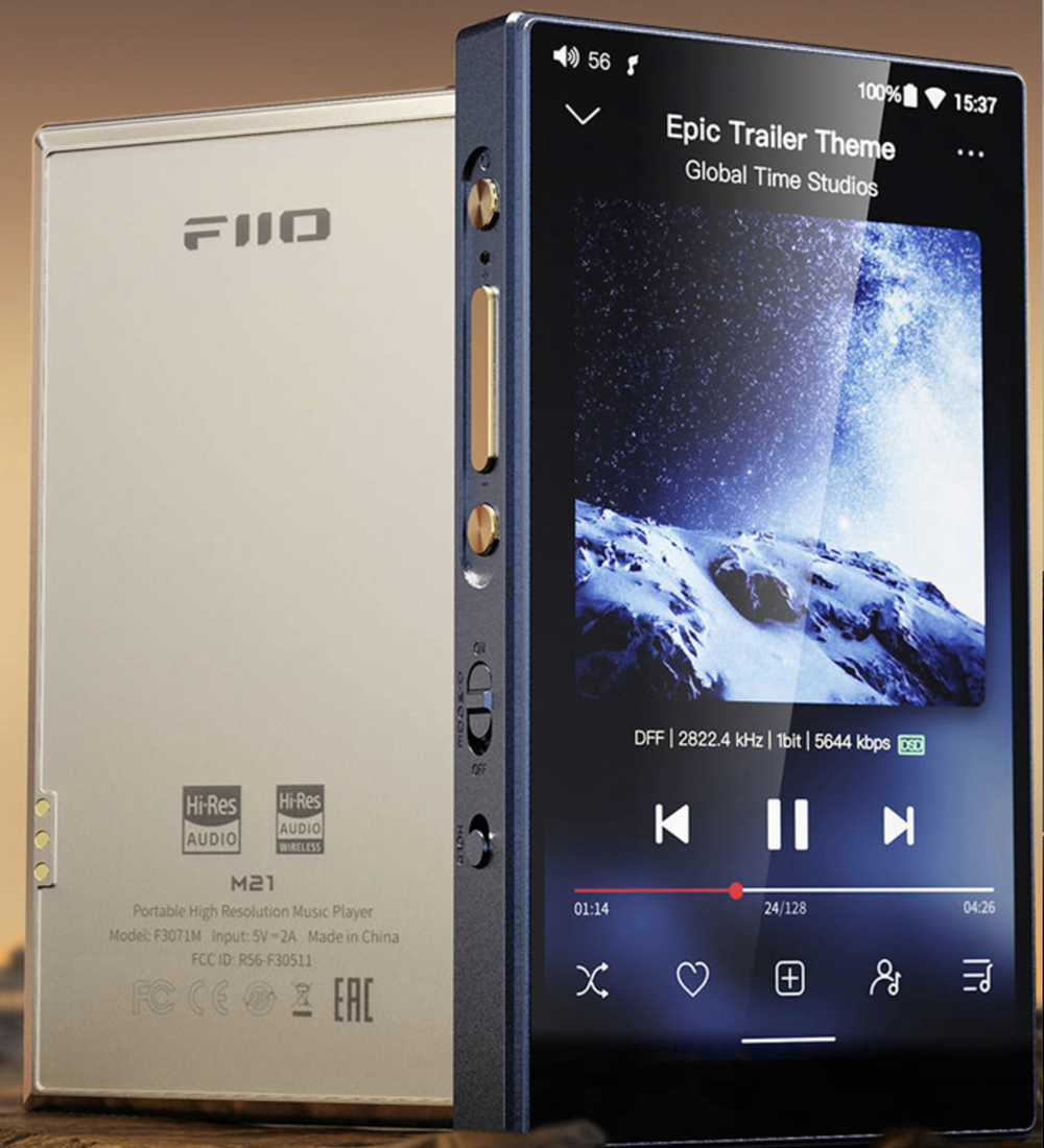 FiiO M21 Portable High-Res Lossless Music Player — Earphone