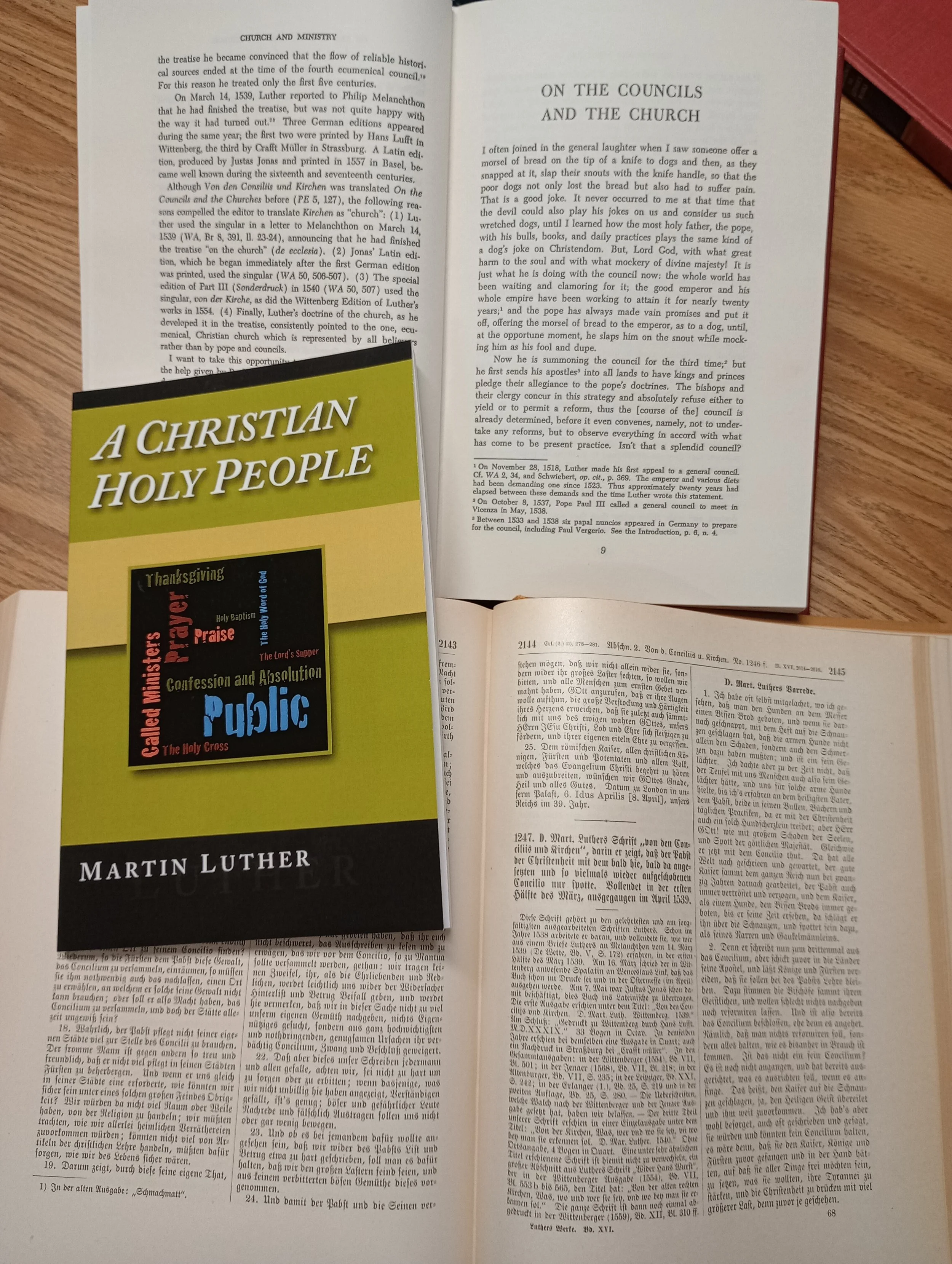 [Also in Spanish] On the Councils and the Church, titled "A Christian Holy People"