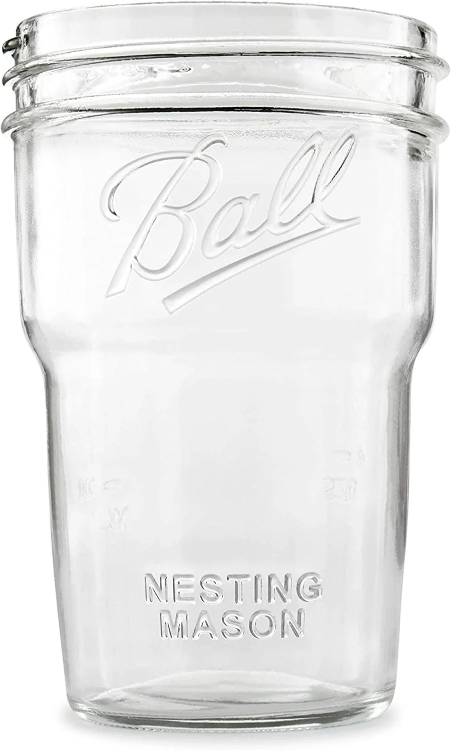 Ball Nesting Mason Jar Set, Wide Mouth, Pint, 12-Pack