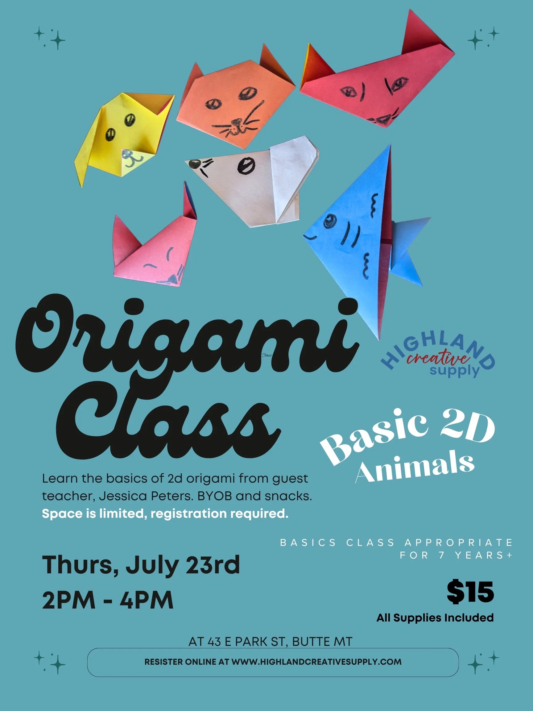 2D Origami Basics