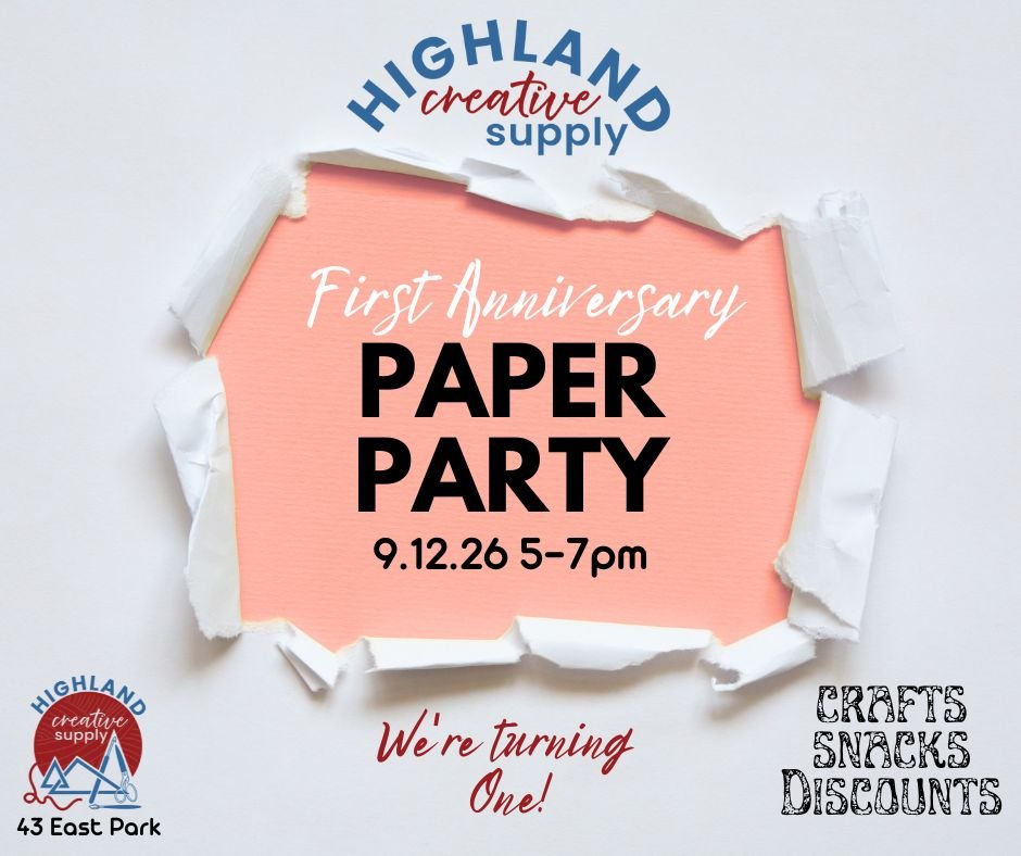 First Anniversary Paper Party