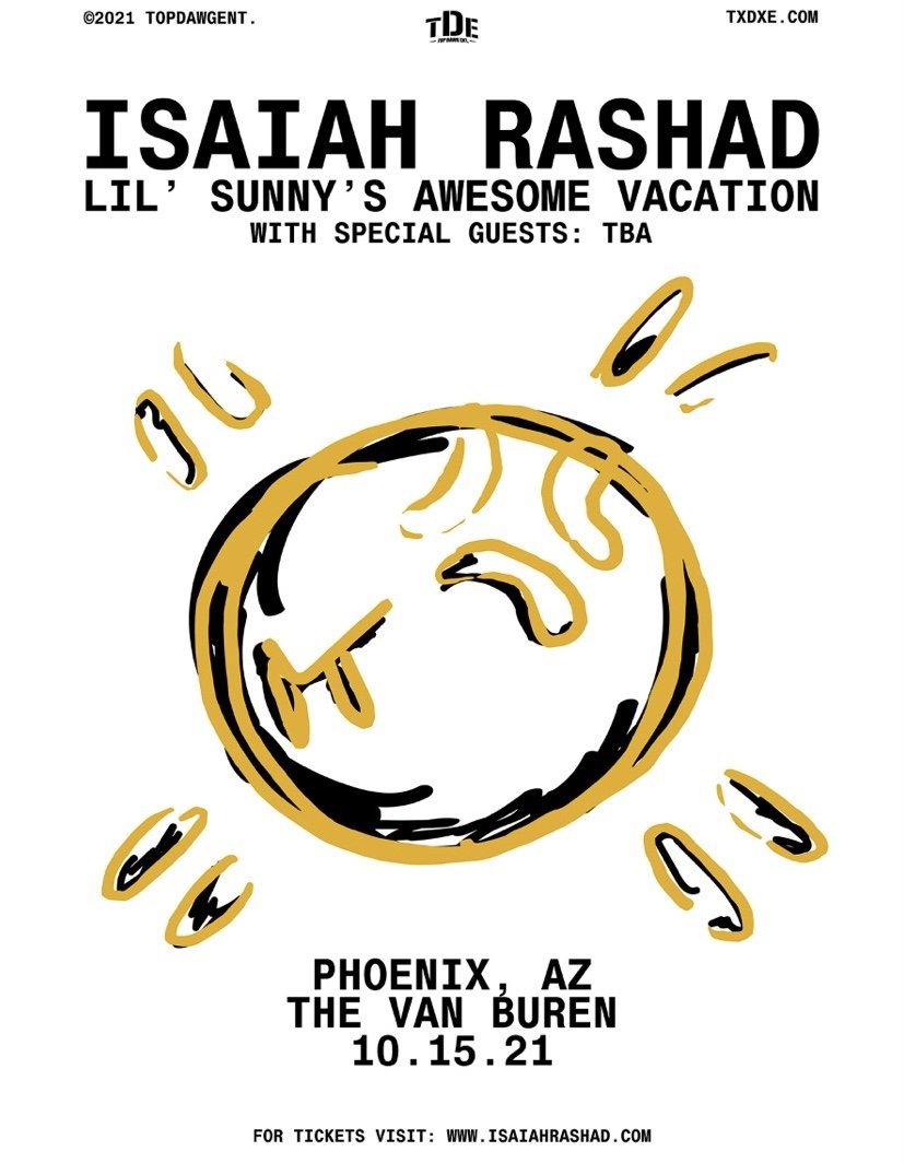 Isaiah Rashad - Lil’ Sunny’s Awesome Vacation (AZ)