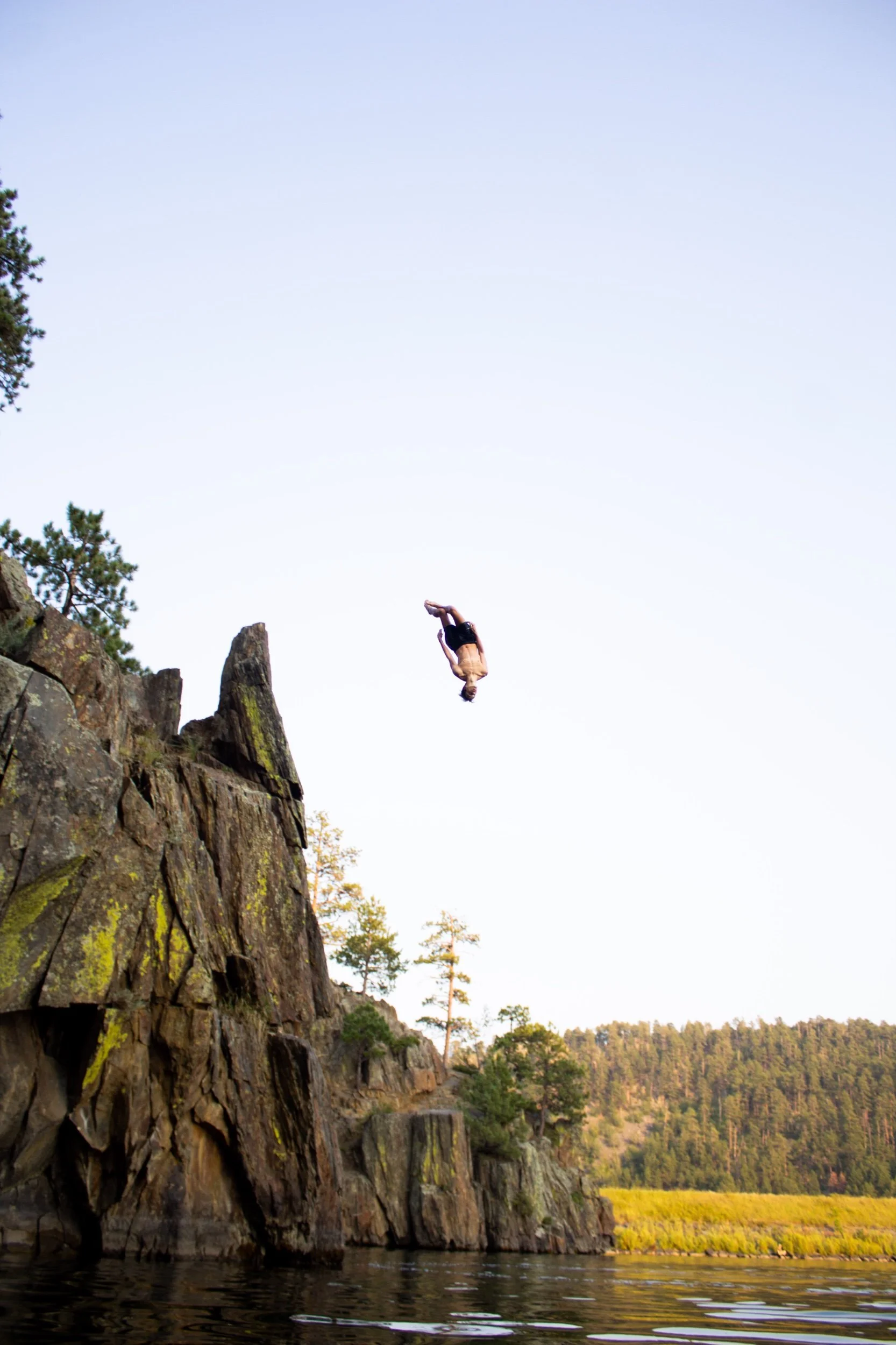 Cliff Jumping.