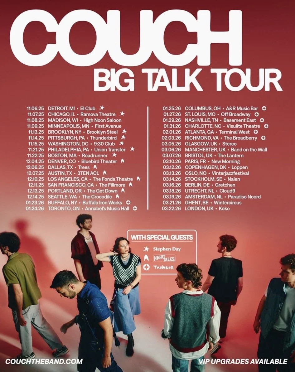couch - big talk tour.