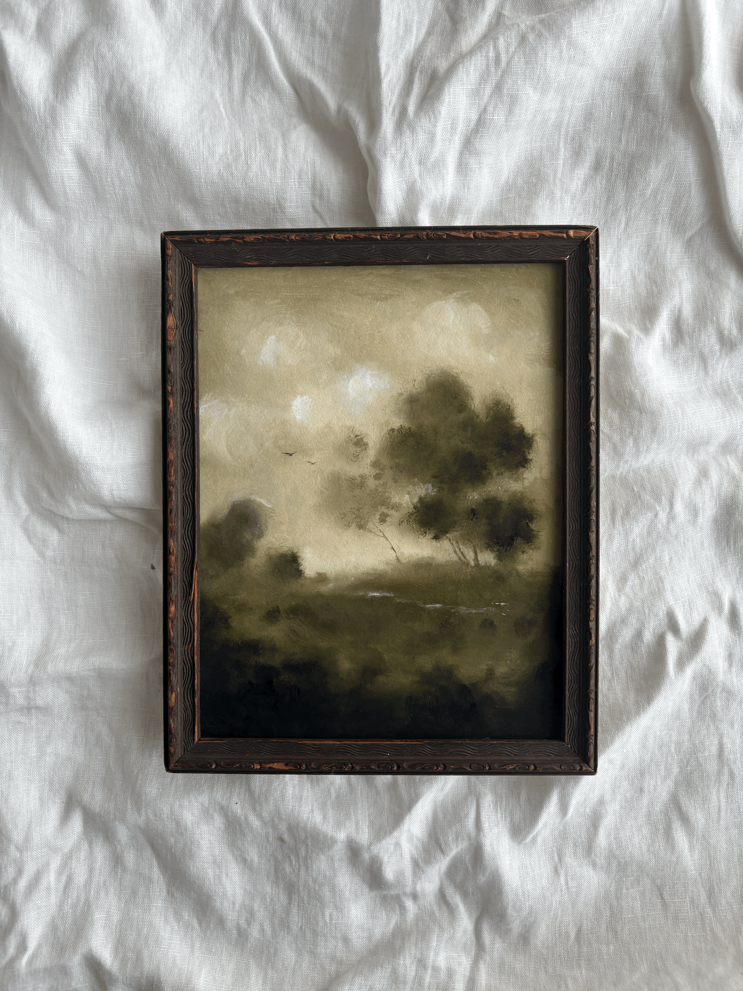 A walk among trees (framed print)