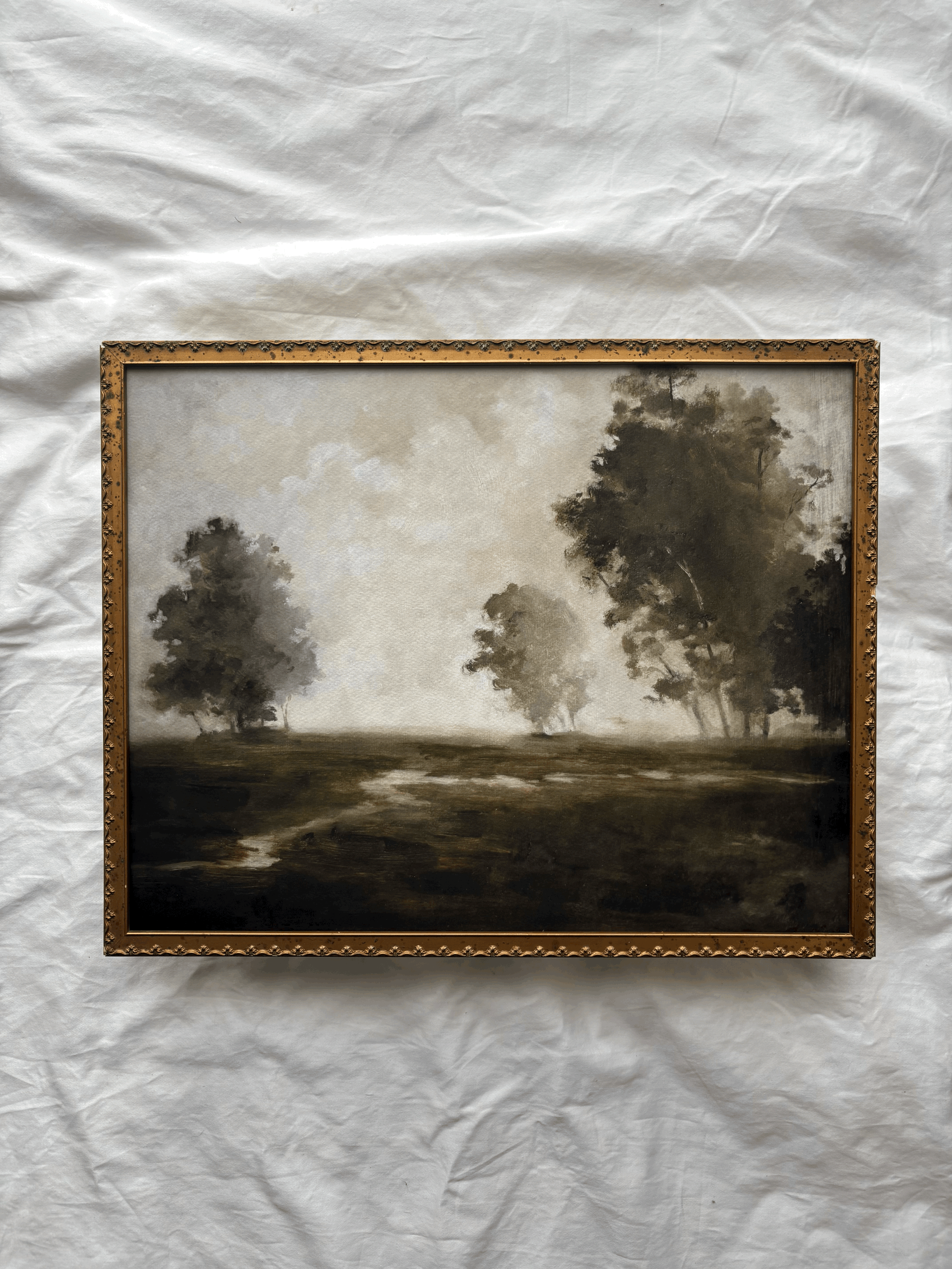 Down in the river (framed print)