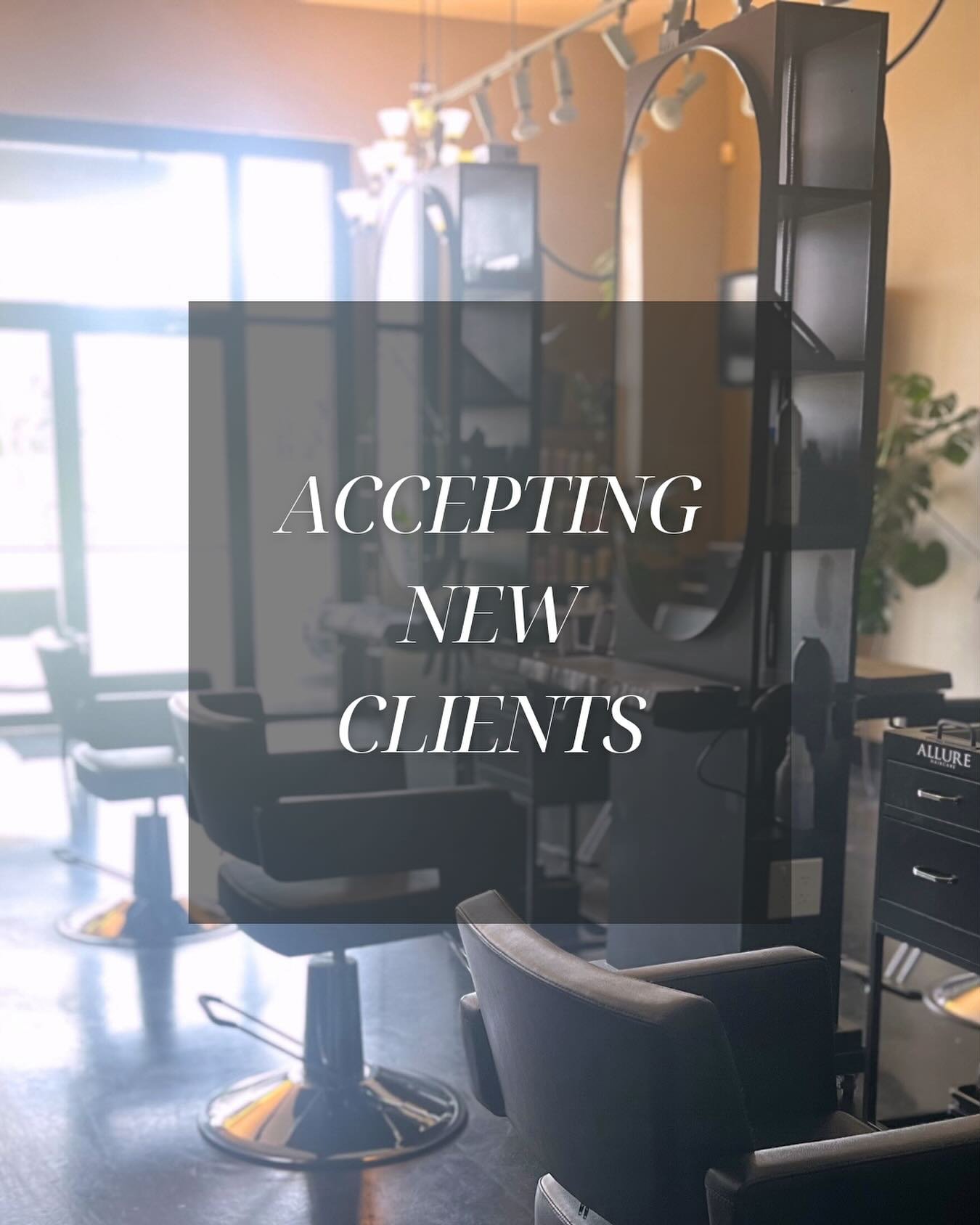 It&rsquo;s happening! 😍

We are thrilled to say we are now accepting new clients in both our salon and spa. 

This summer, you&rsquo;ll start to see some new faces around here, including Brooke - an experienced stylist with over 20 years experience 