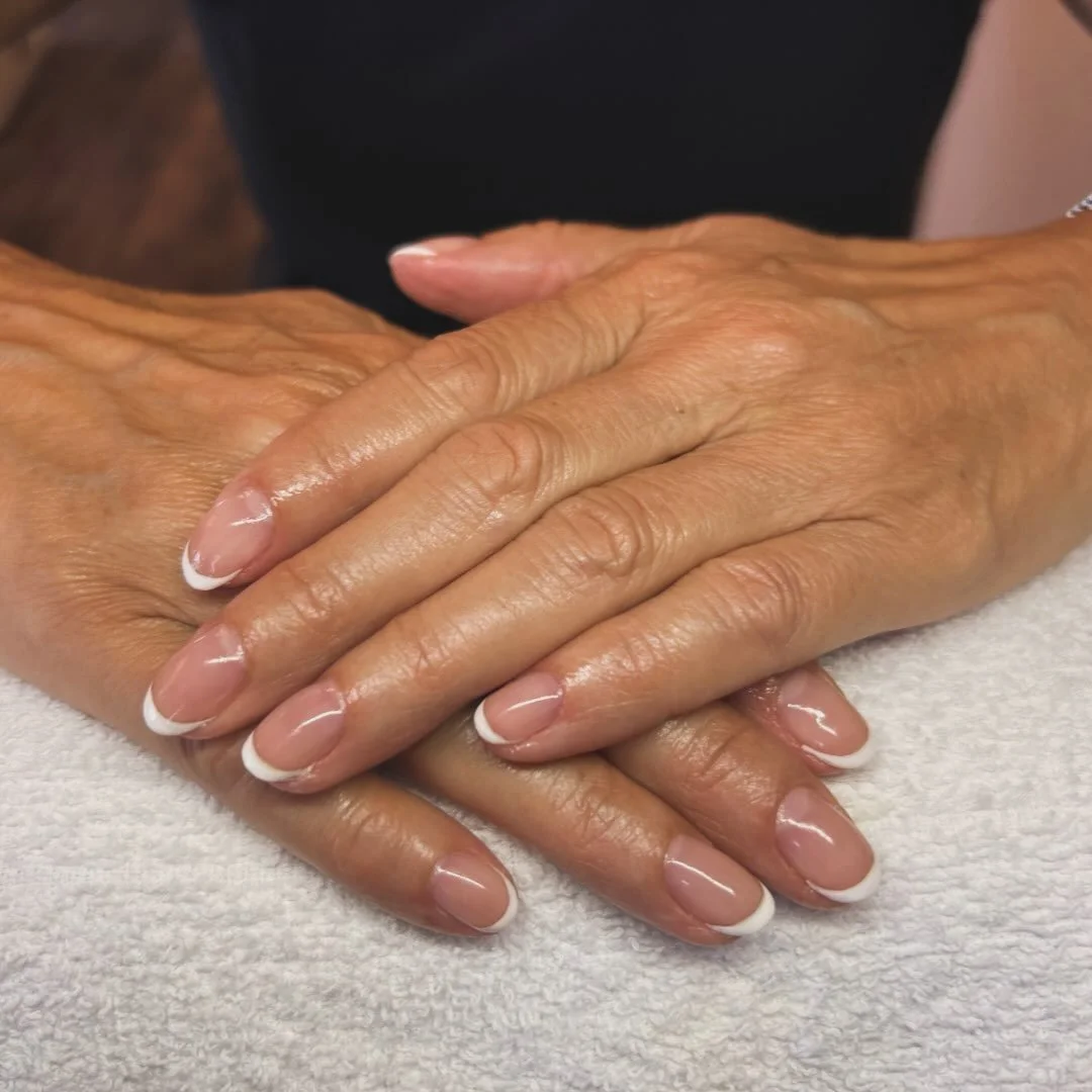 There&rsquo;s something special about a classic french manicure! 💅🏻

You feel more confident, more put-together, and like you can take on the world.

Our structured gel manicures include a base layer of multi-flex soft-gel that reinforces your natu