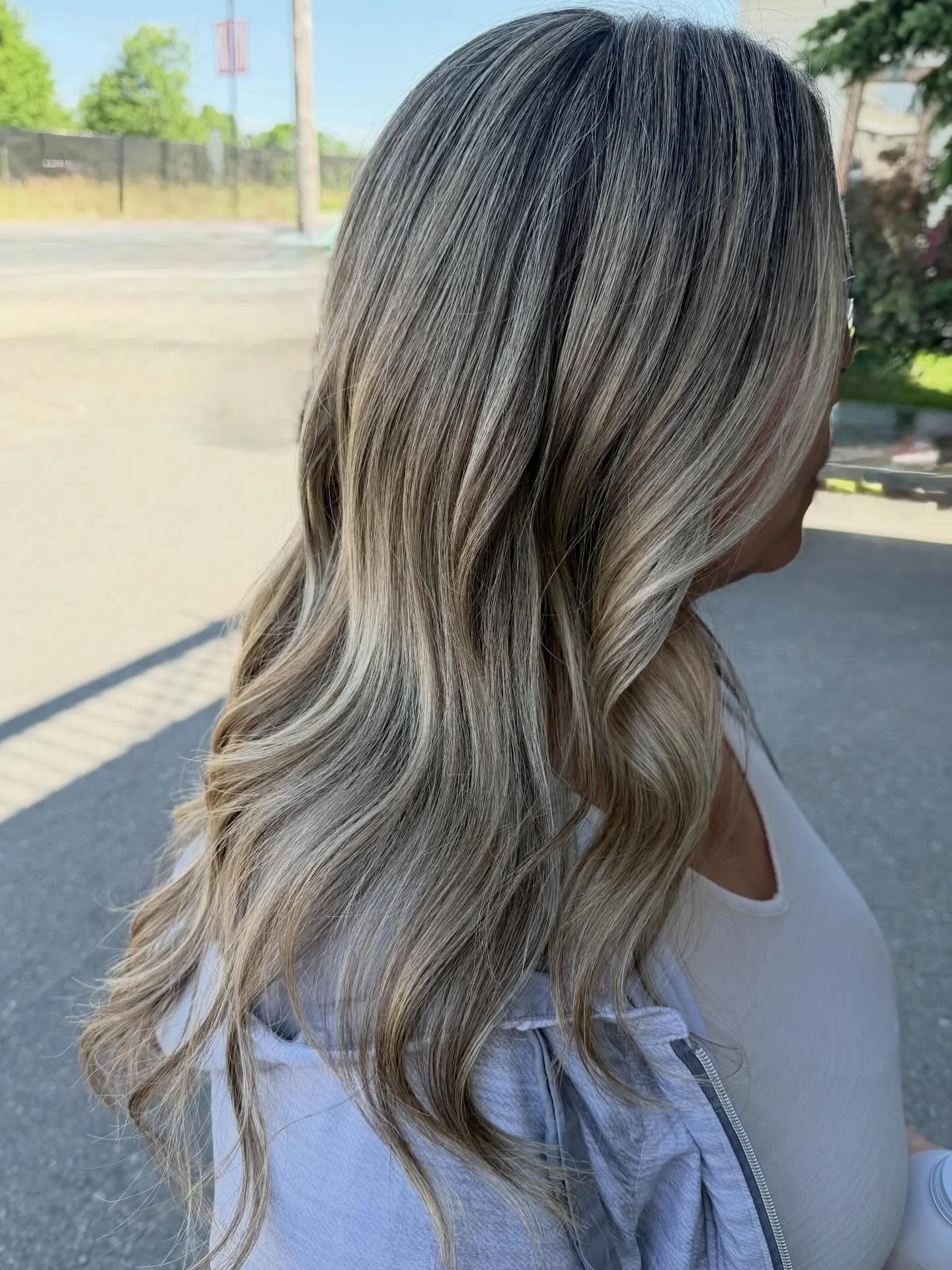 Not every transformation needs to be dramatic ✨ sometimes it&rsquo;s just brighter pieces, softer dimension &amp; a beautiful grey blend that makes all the difference ☀️