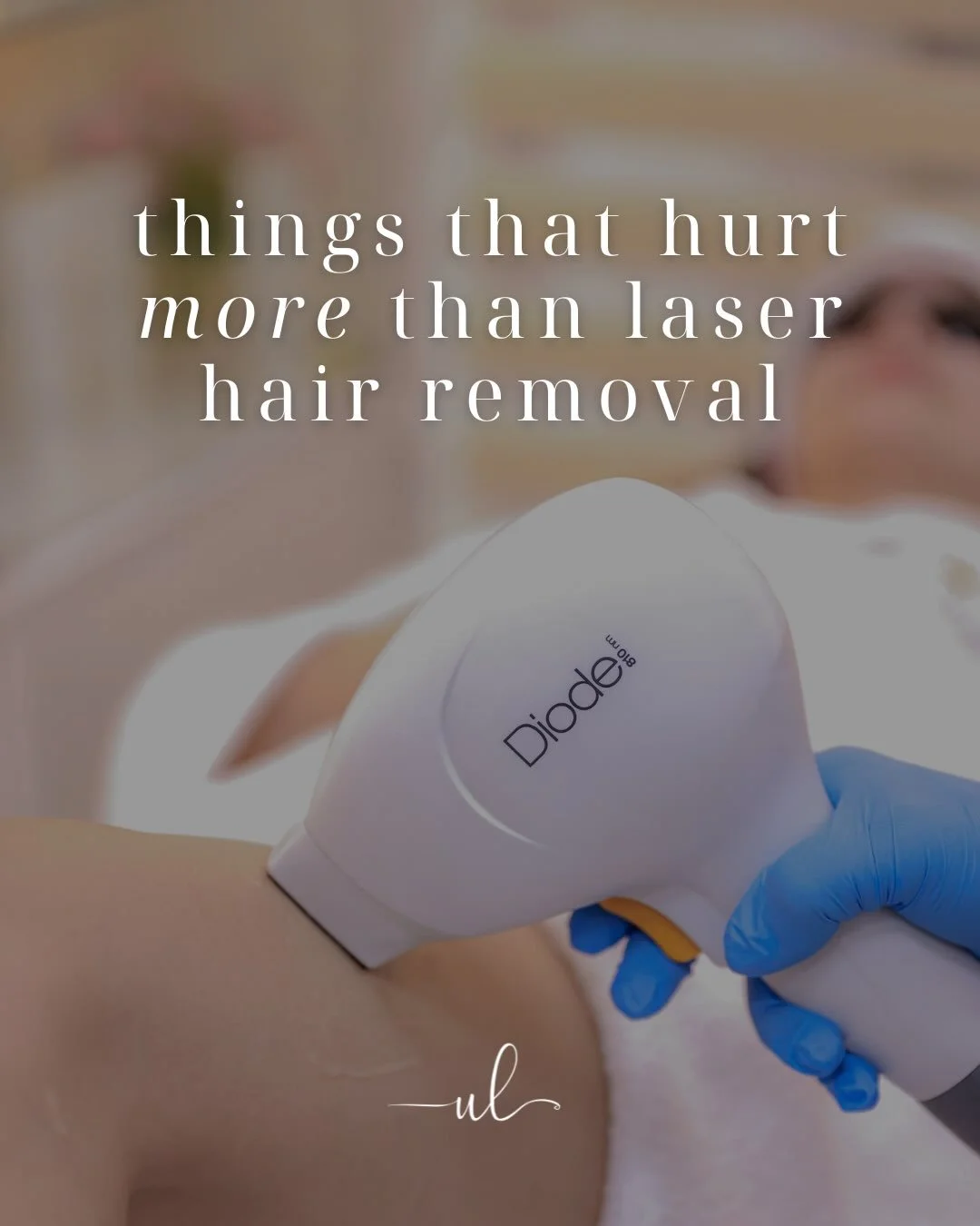 ✨ Fun fact: Laser at UL is effective, virtually pain free, and can be done on any skin type (yes, even tanned or darker skin tones!)

Our Primelase HR Excellence has built-in cooling technology for a quick and comfortable experience.

Consider this y