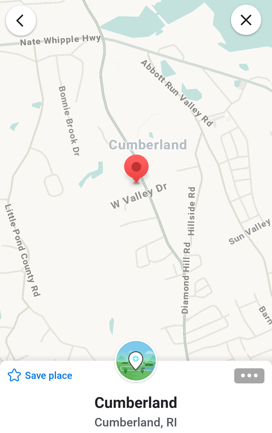 Cumberland Collection (via Diamond Hill Road)