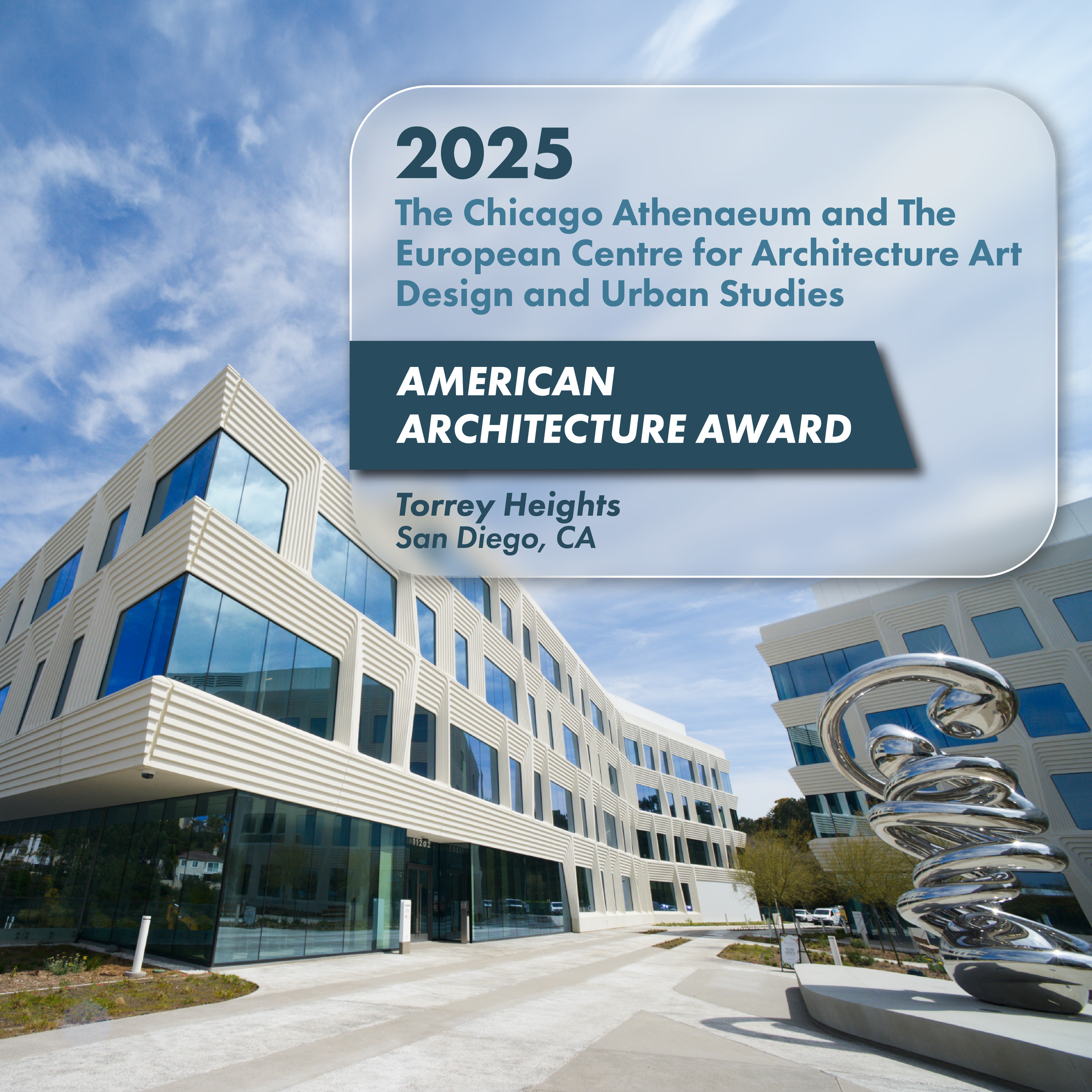 Torrey Heights Wins the 2025 American Architecture Award
