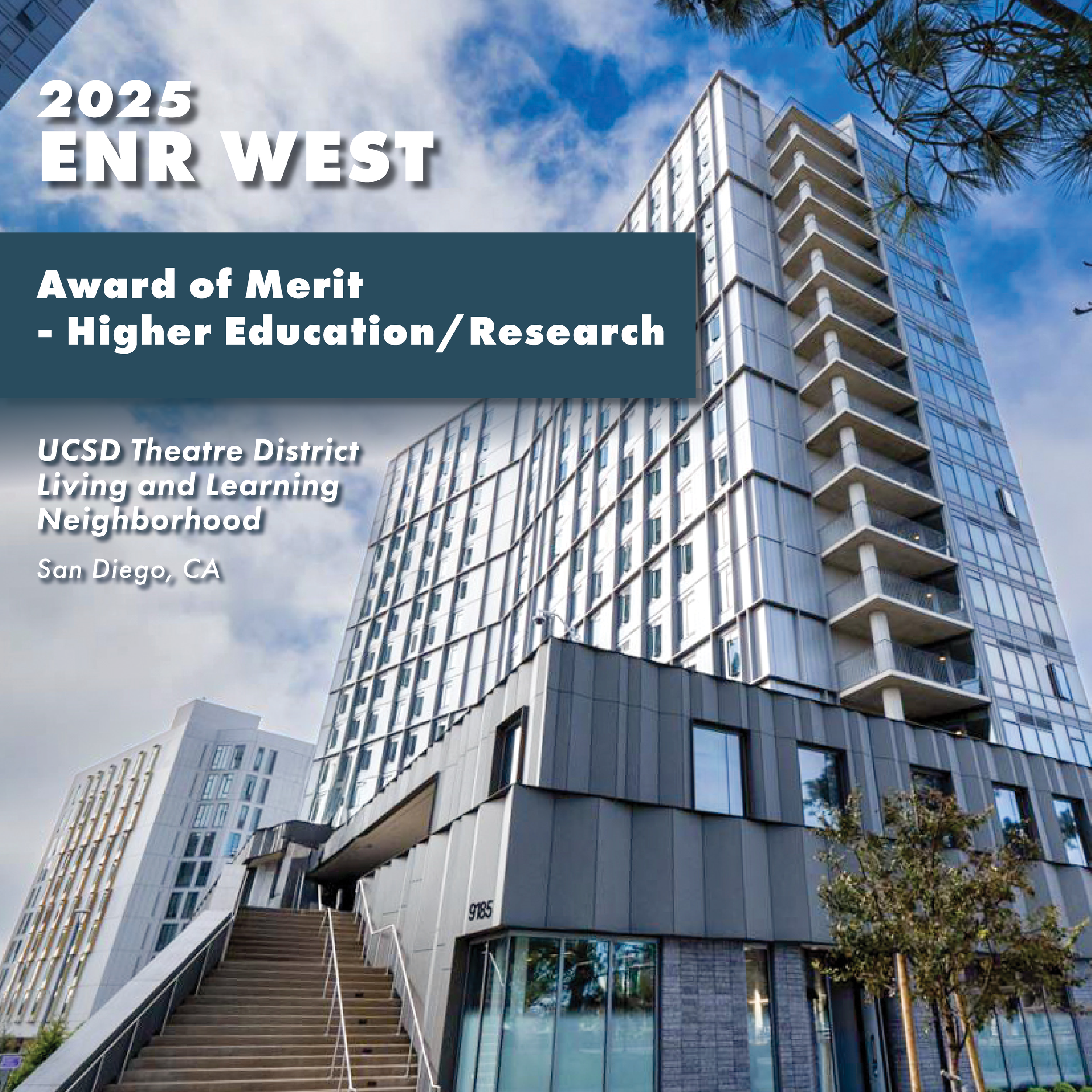 2025 ENR West Award of Merit - Higher Education / Research