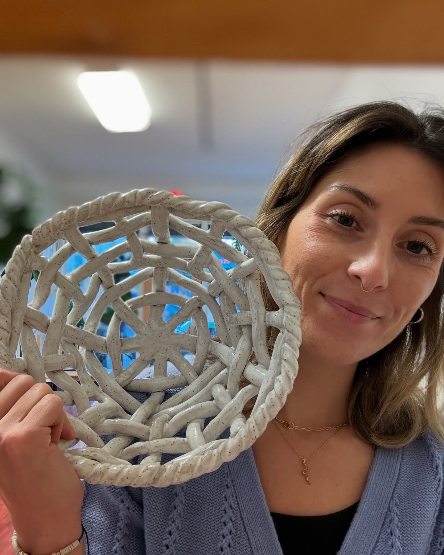 Let&rsquo;s be real: a ceramic basket is the kind of extra you deserve in your life this year 🧺✨ Come hang out with us on January 21st and make your own!  Perfect for fruit, tennis balls, or organizing all the random stuff you don&rsquo;t know where