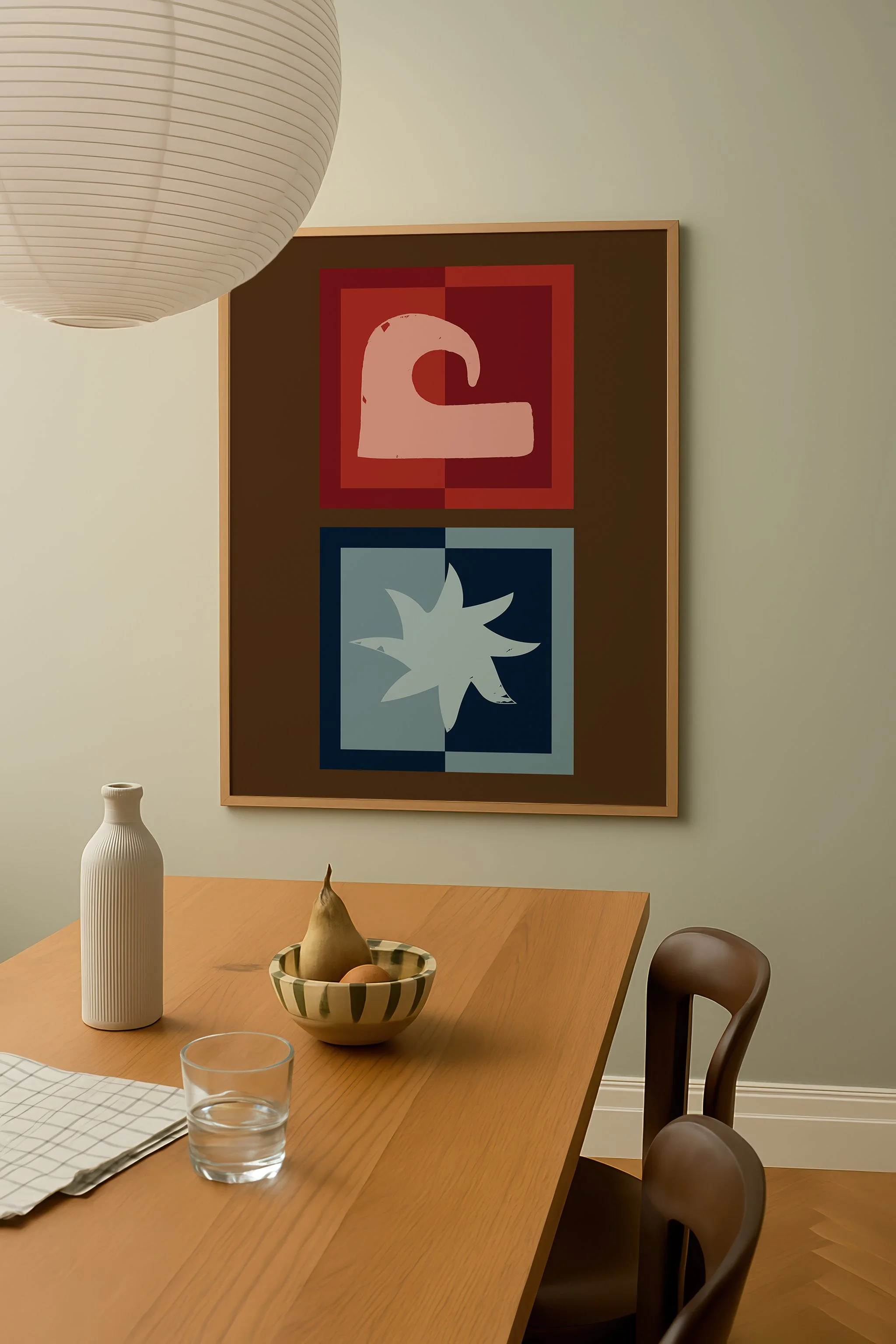 wave and sun in dining room.jpg