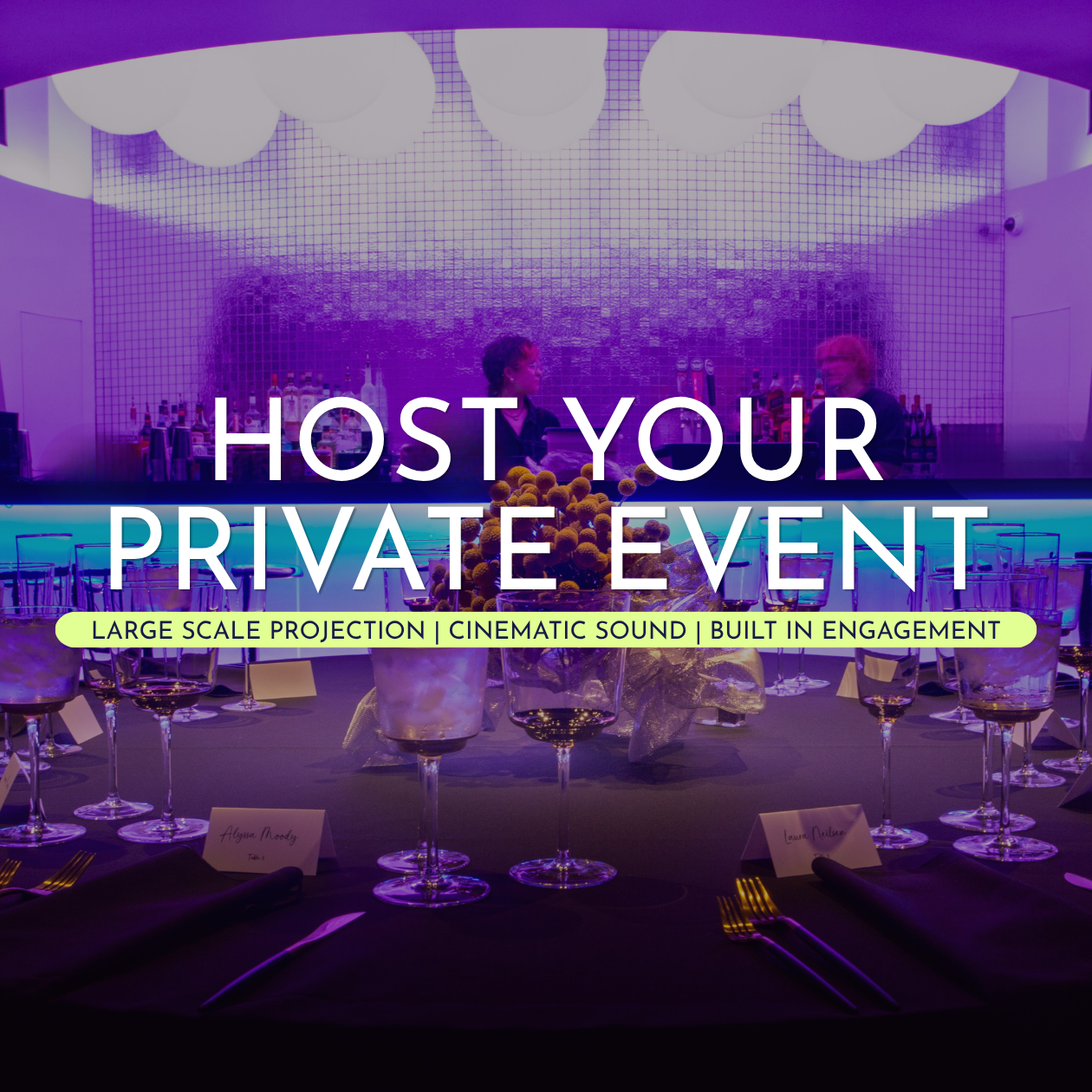 Book your event