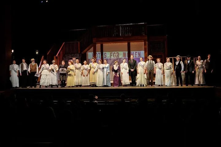 *Our company bows. If only our run had last longer than two nights. Although, who knows, maybe someday I'll be given the gift of performing in this show once again...