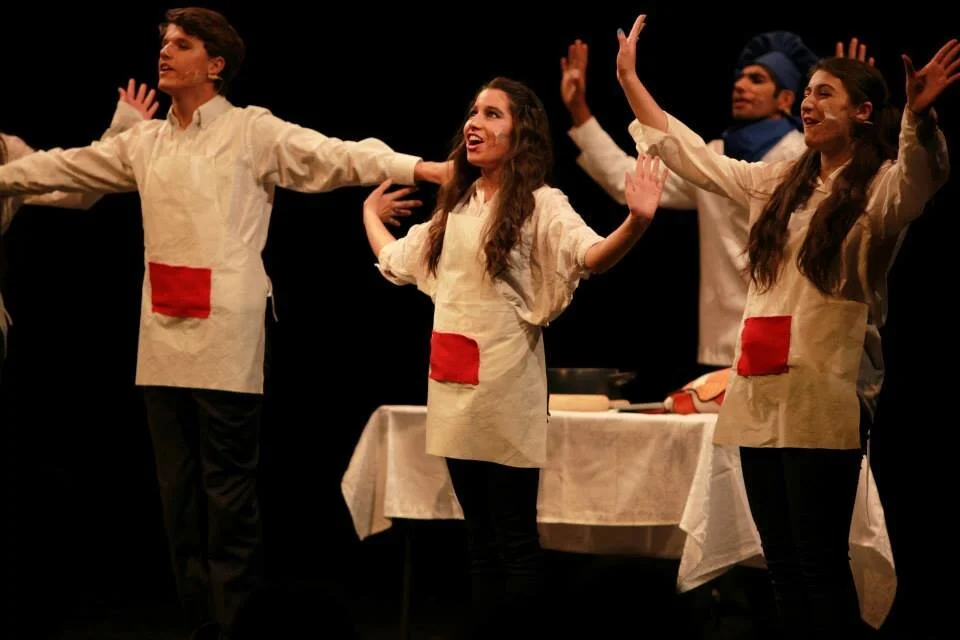 Although I played Ursula, I also got to play a chef in "Les Poisson"! There was a lobster running around in our kitchen, can you believe it?! 