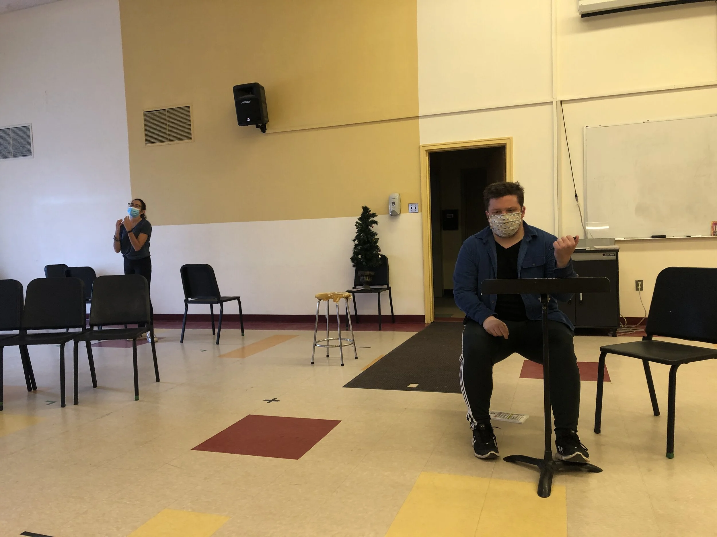 Rehearsing a show during the pandemic is a little different that usual. Singing "Summer In Ohio" with a mask turns the song into a greater beast than it is but it was all worth it in the end.