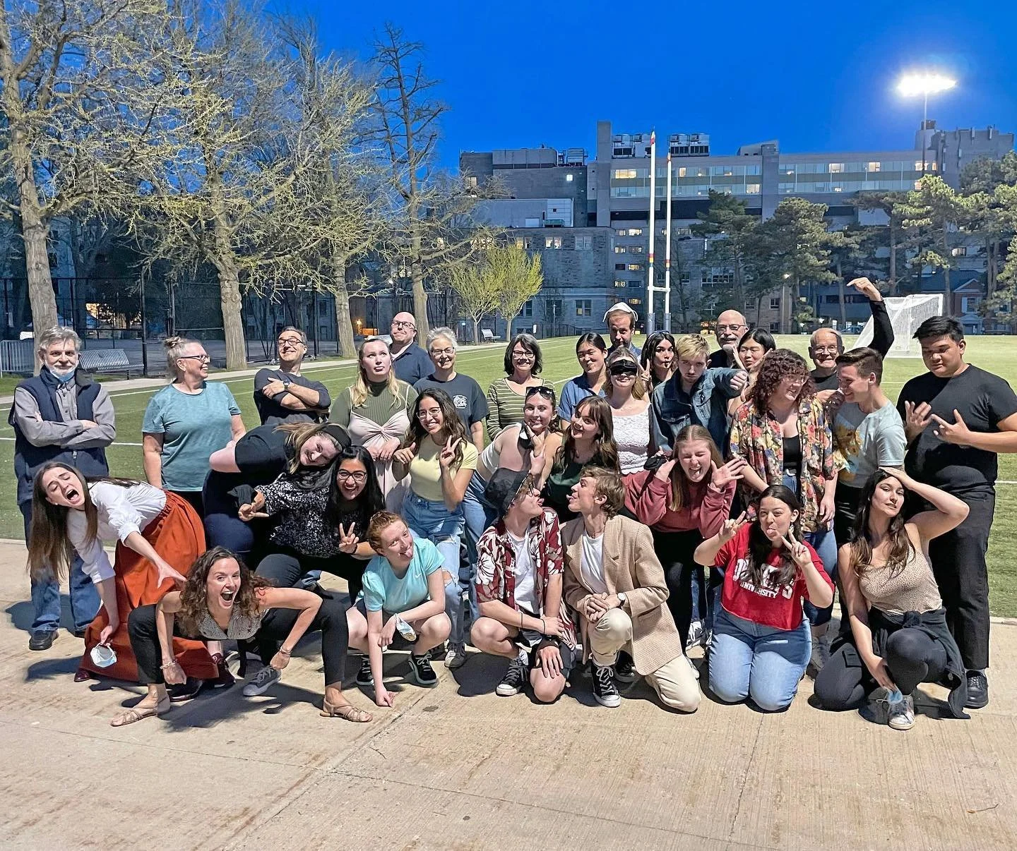 Grateful to work with an amazing cast and crew. We finally got to workshop this musical in person so of course we must celebrate with a silly picture! We're excited for our performance at the Kingston Grand Theatre on May 25th 2022 as a part of the W