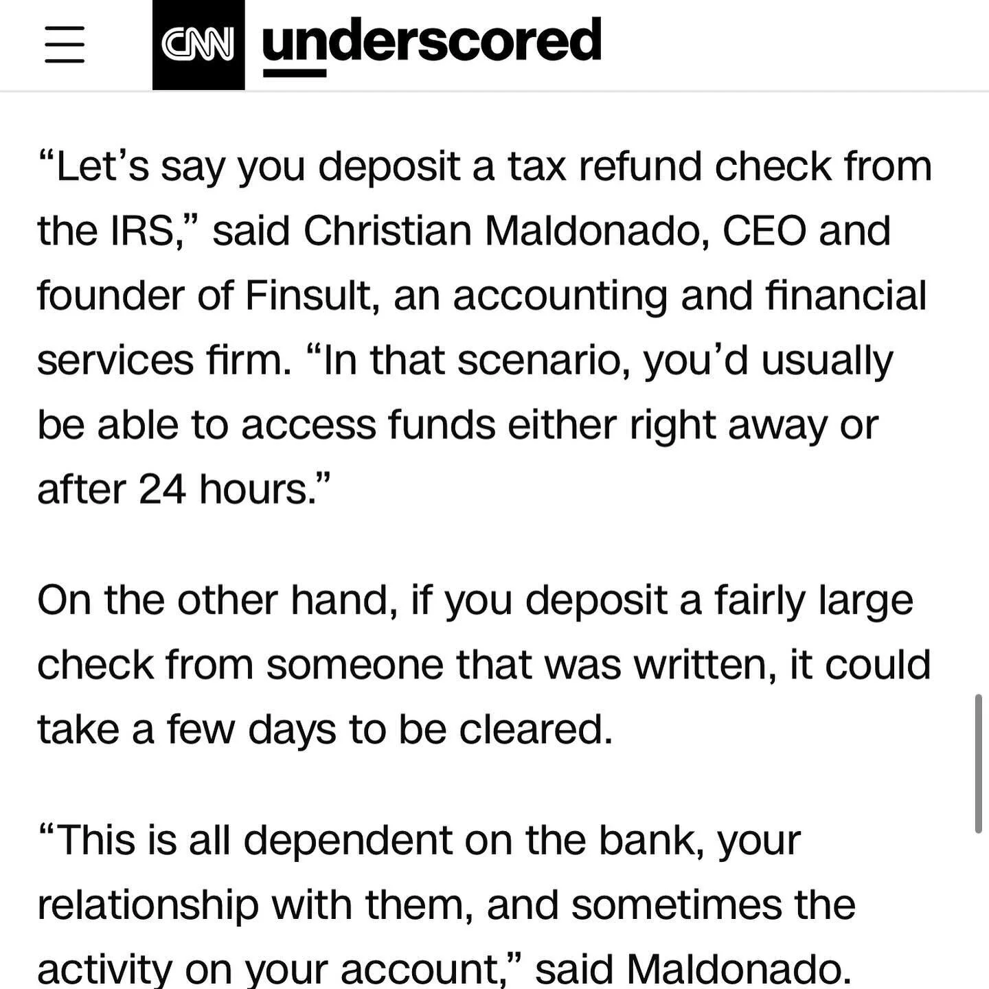 @Finsult founder @chin.cfo talking all things checks and balances with @cnn