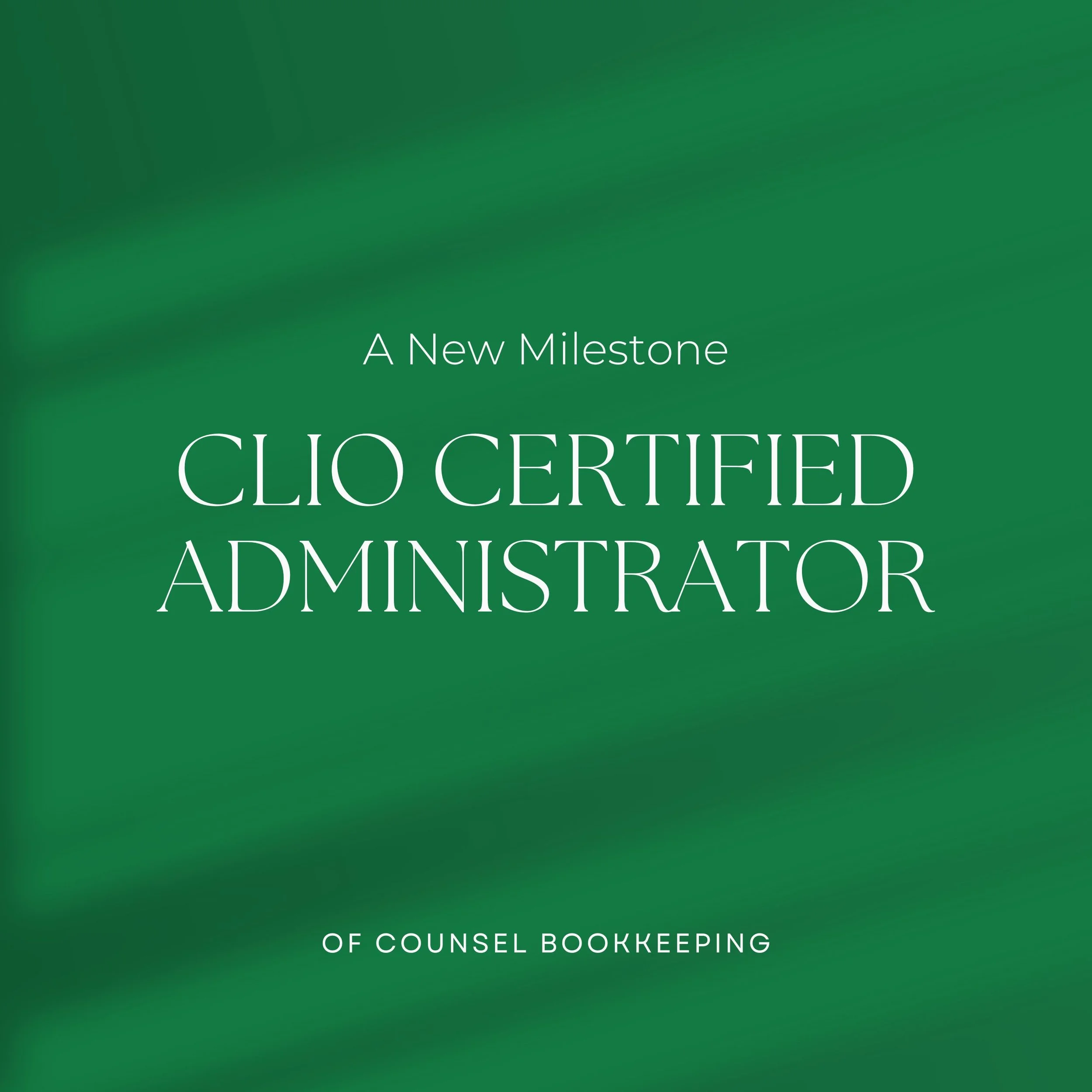 Clio Certified