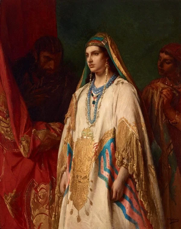 biblical figure Esther painting, Jean-François Portaels, 1869.jpg
